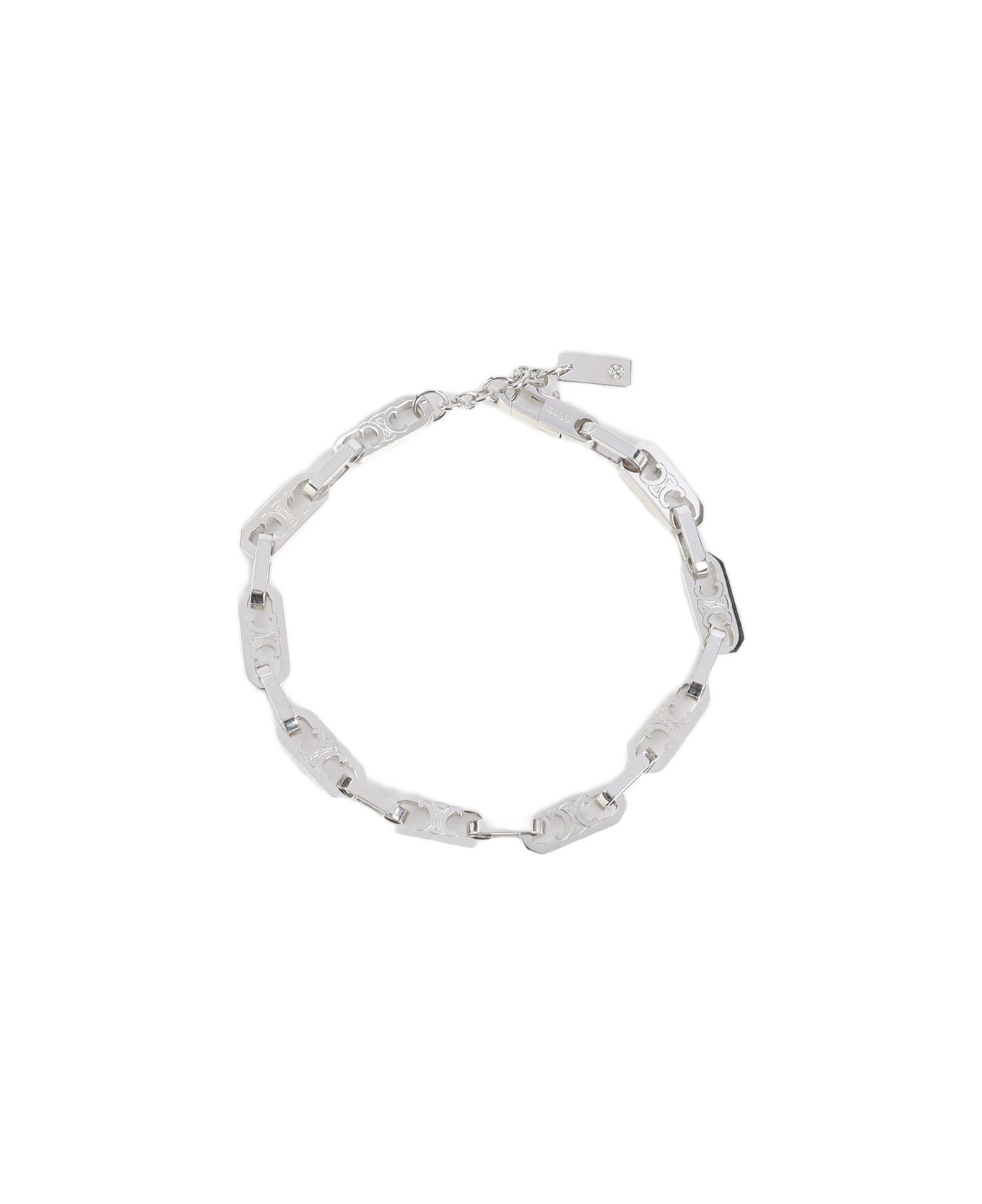 Celine Small Octagon Bracelet - Si Silver