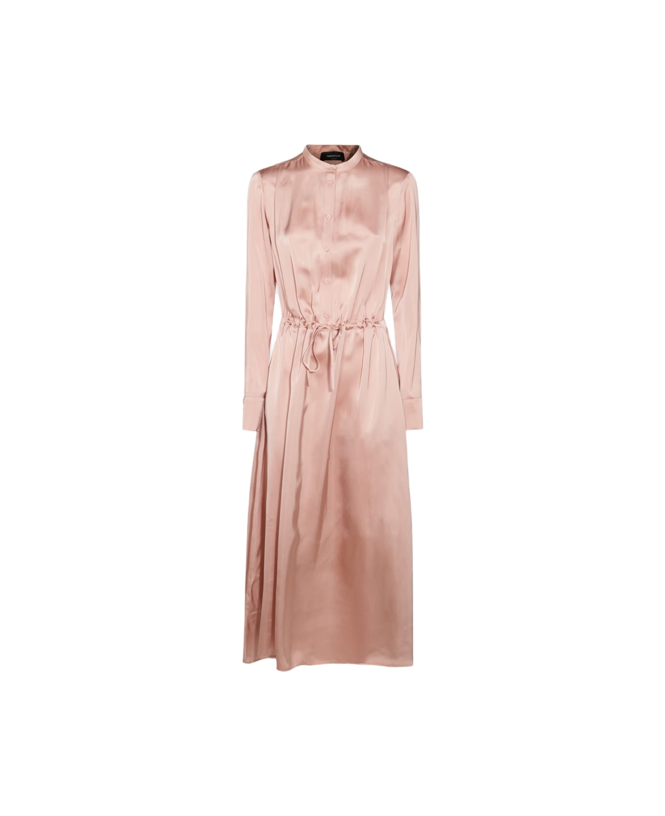 Fabiana Filippi Pink Viscose Maxi Dress - FARD