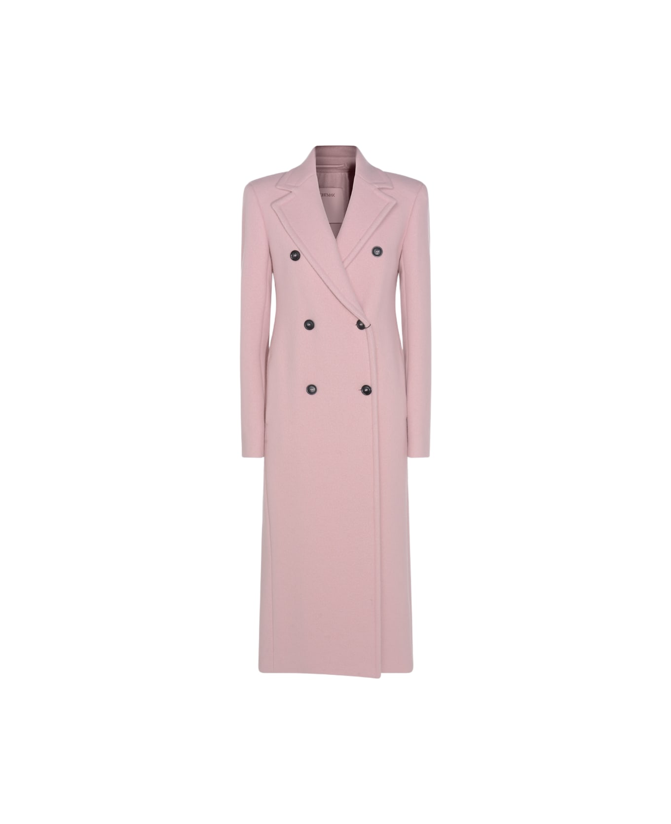 SportMax Pink Wool Comune Coat - Pink