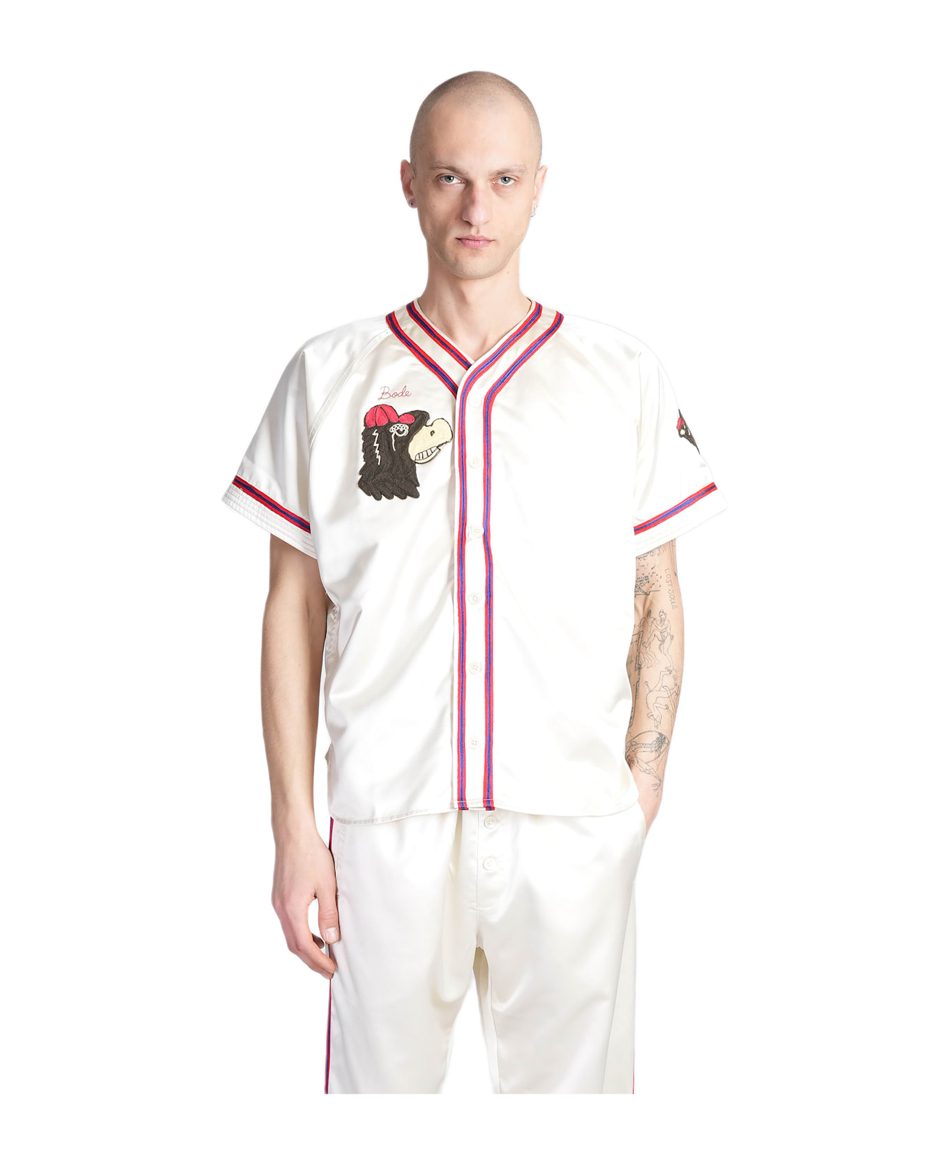 Bode Shirt In Beige Polyester - beige