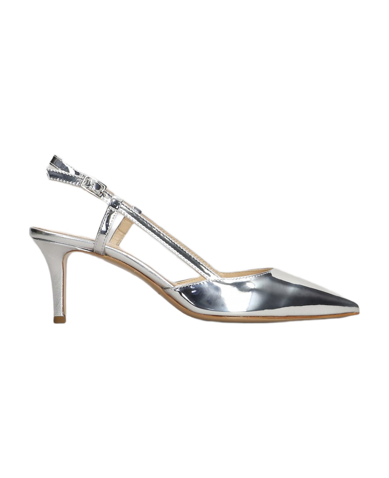 Fabio Rusconi Pumps In Silver Leather - silver