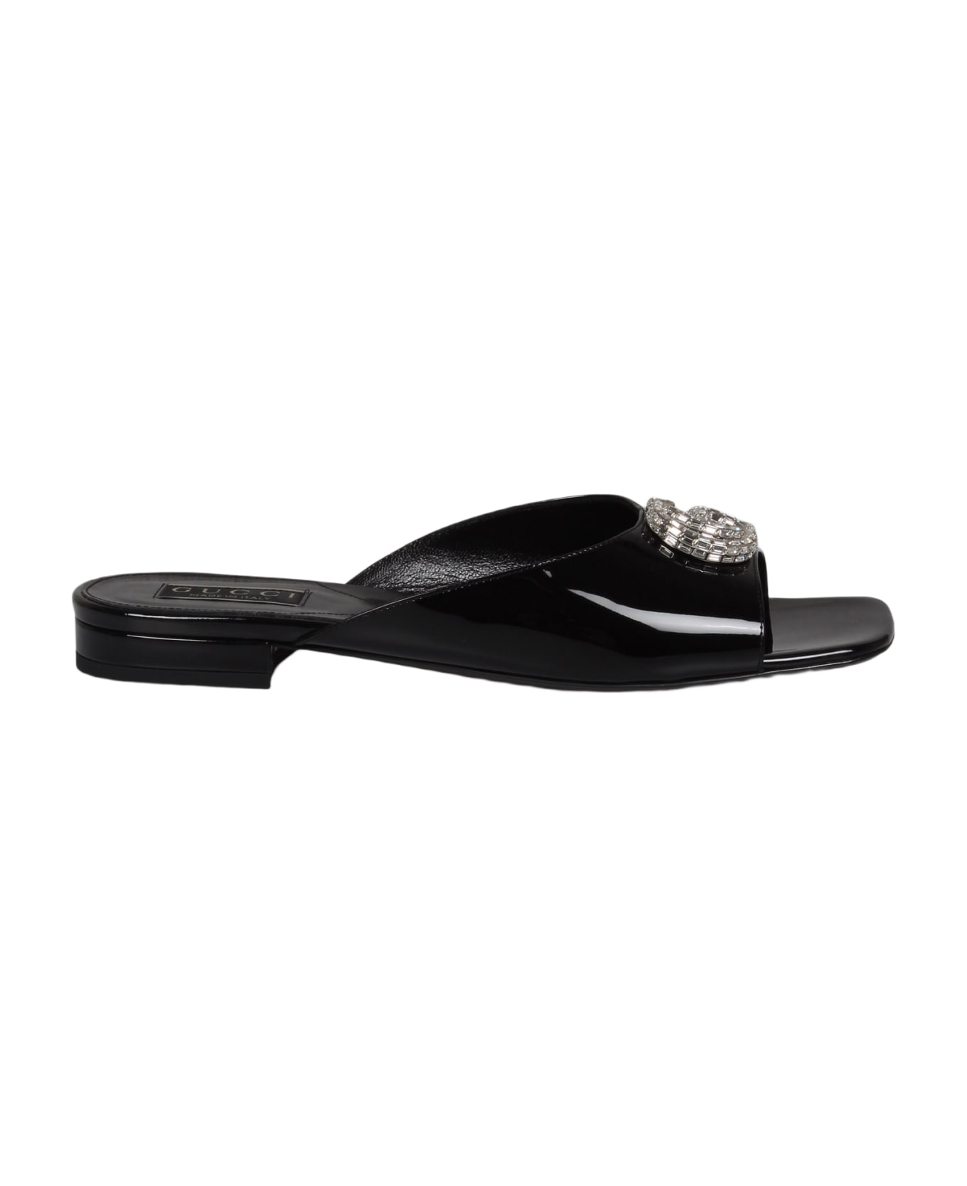 Gucci Double G Slide Sandal - Black