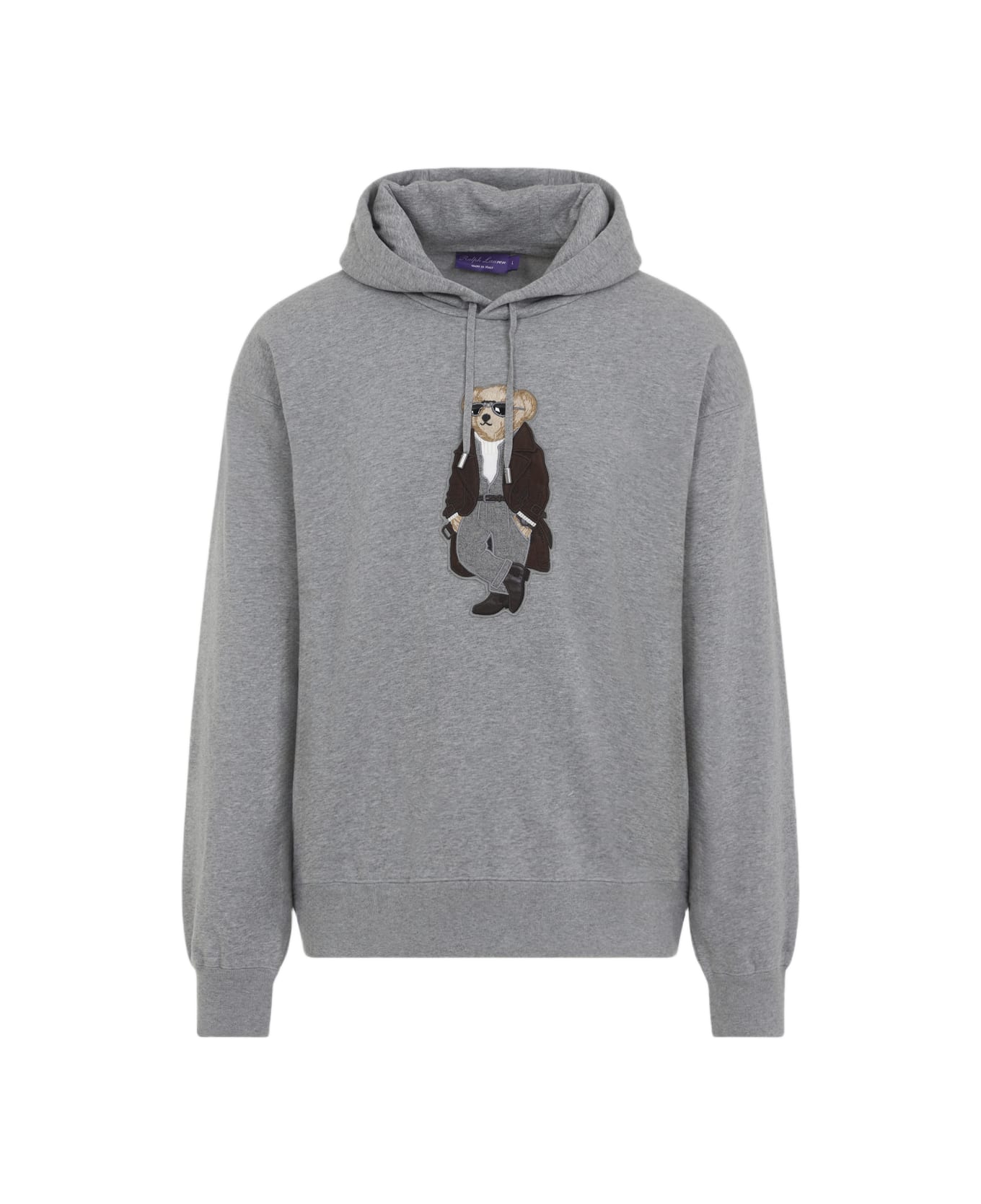 Ralph Lauren Bear Hoodie - Classic Light Grey