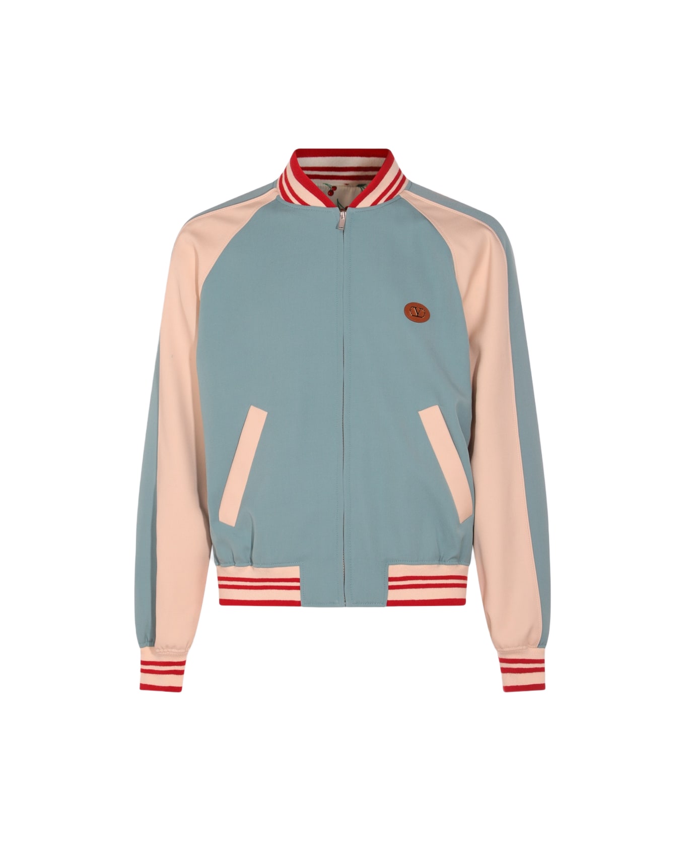 Valentino Multicolor Casual Jacket - Red