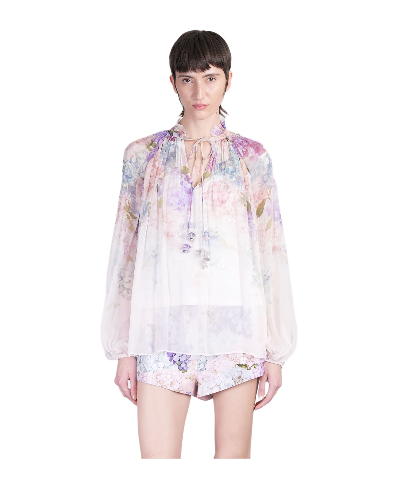 Zimmermann Blouse In Multicolor Viscose - multicolor