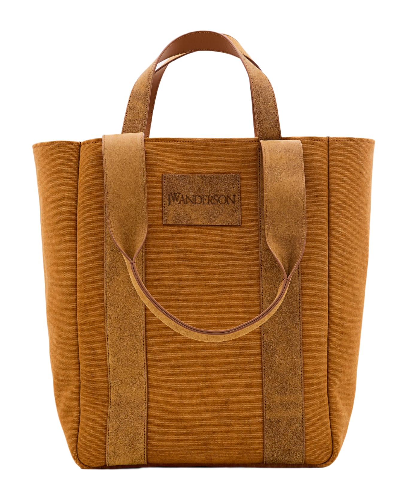 ★J W ANDERSON★ Workwear Cabas Tote Bag Caramel HB0660FA038 Buy JW Anderson Brown Workwear Cabas Tote Bag in Cotton