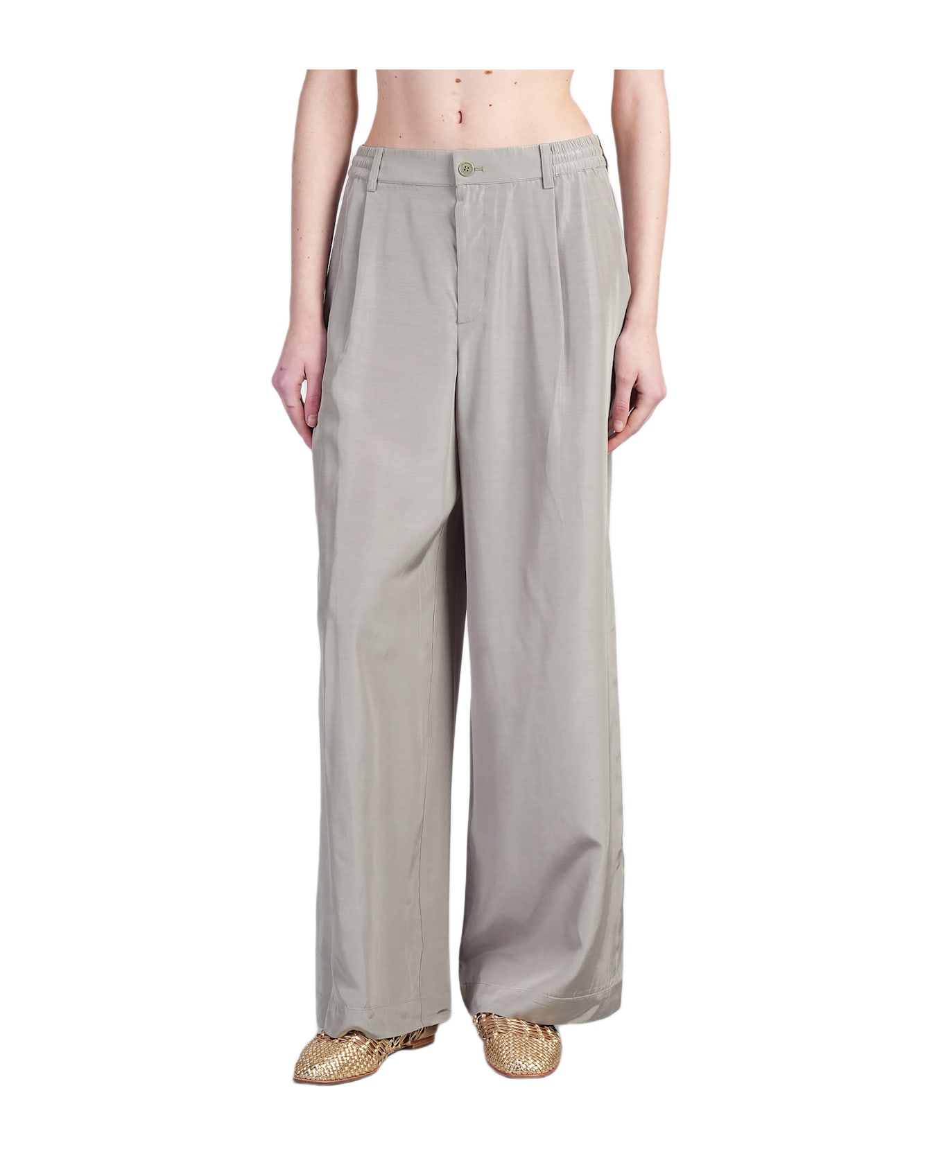Simkhai Sydnie Pants In Grey Acetate - grey