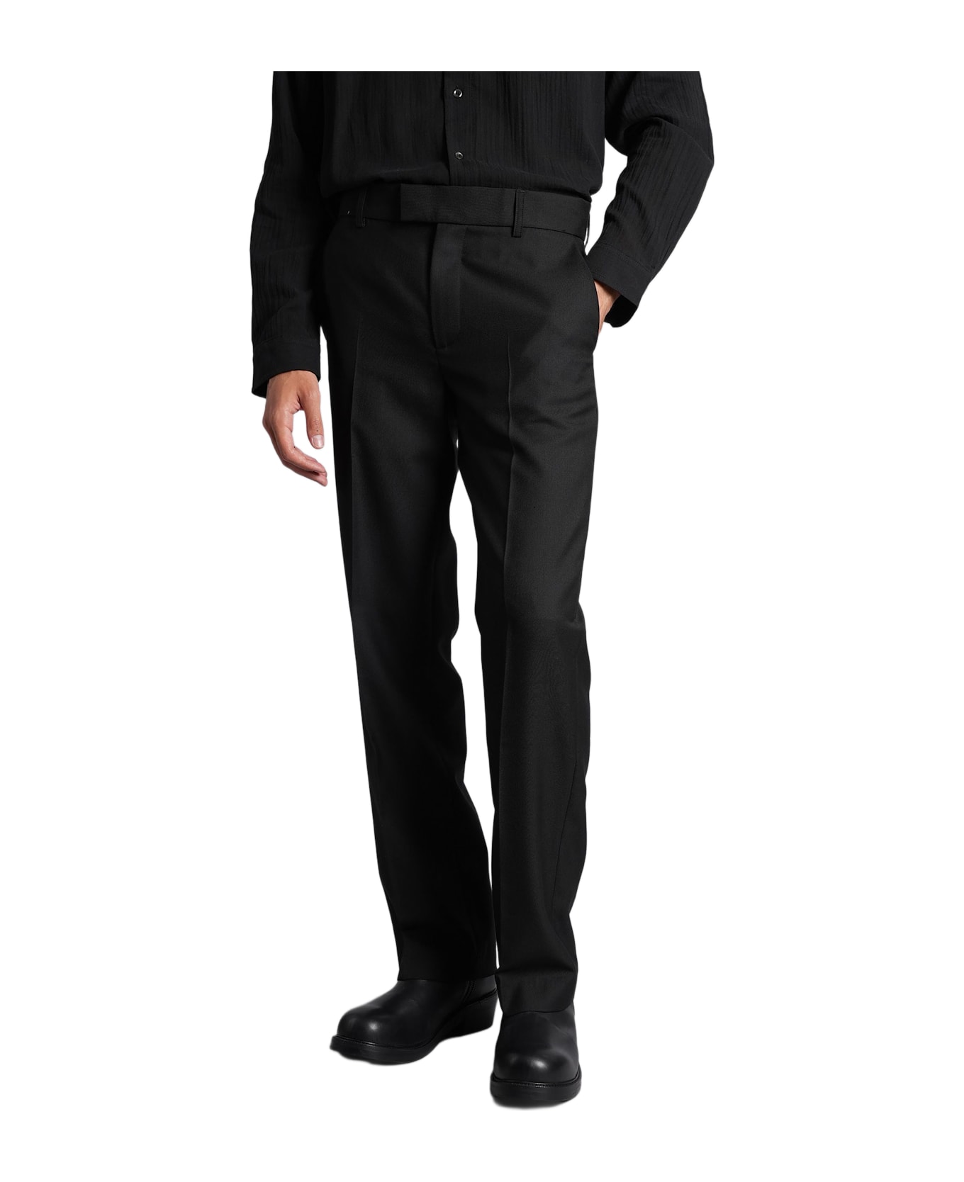 Séfr Mike Pants In Black Polyamide - black