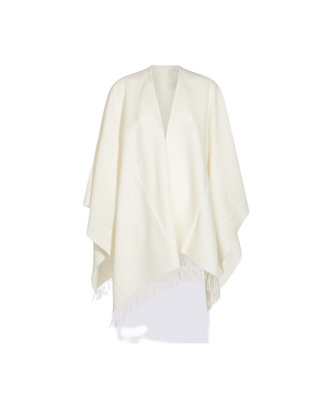 Malo White Wool Capes