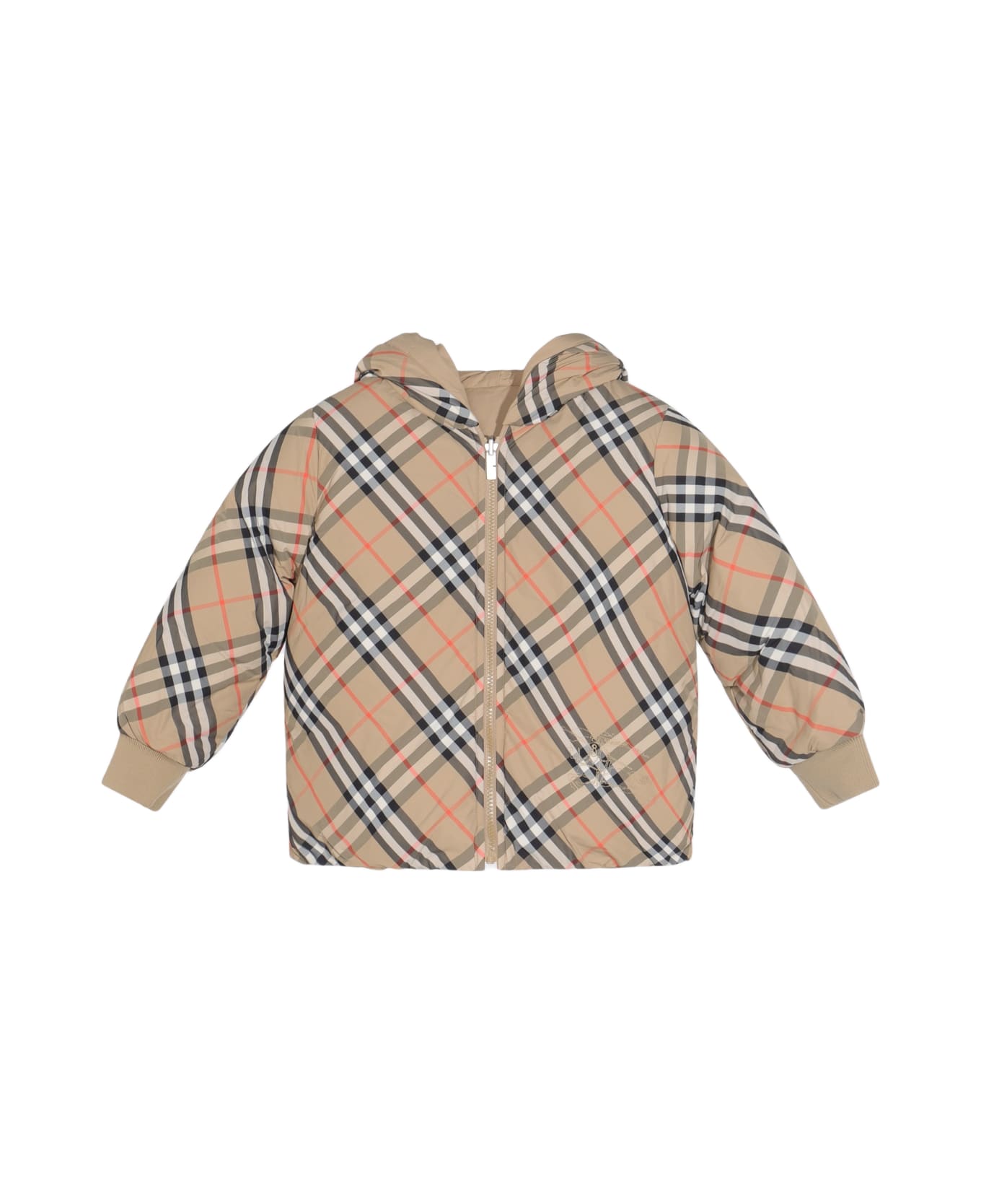 Burberry Beige Down Jacket - SAND IP CHECK