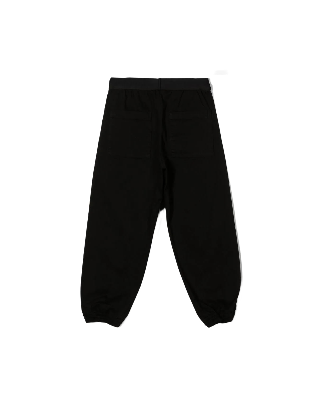 Balmain Trousers With Logo - Black ボトムス