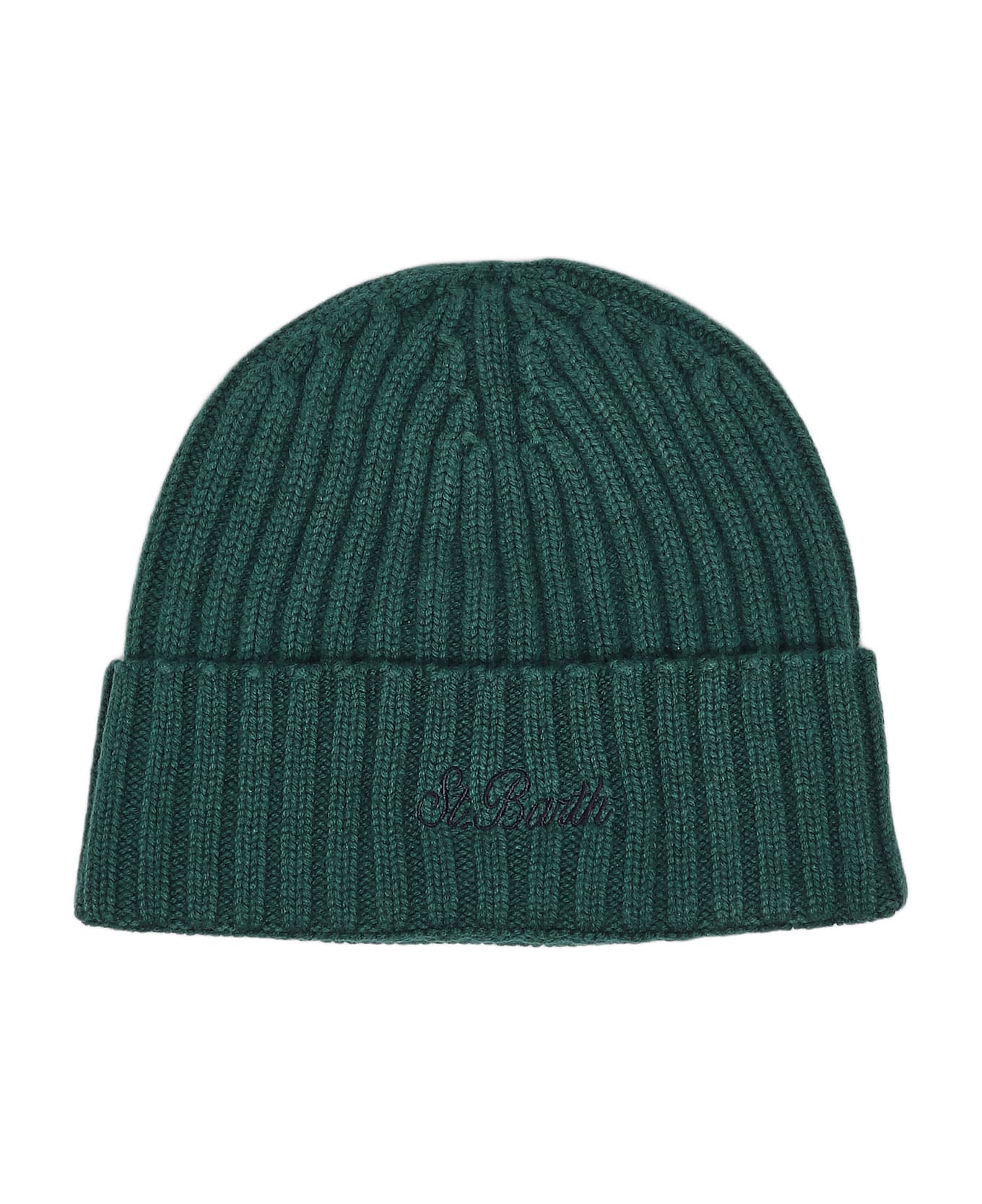 MC2 Saint Barth Wengen Knitted Cap Beanie - VERDE INGLESE