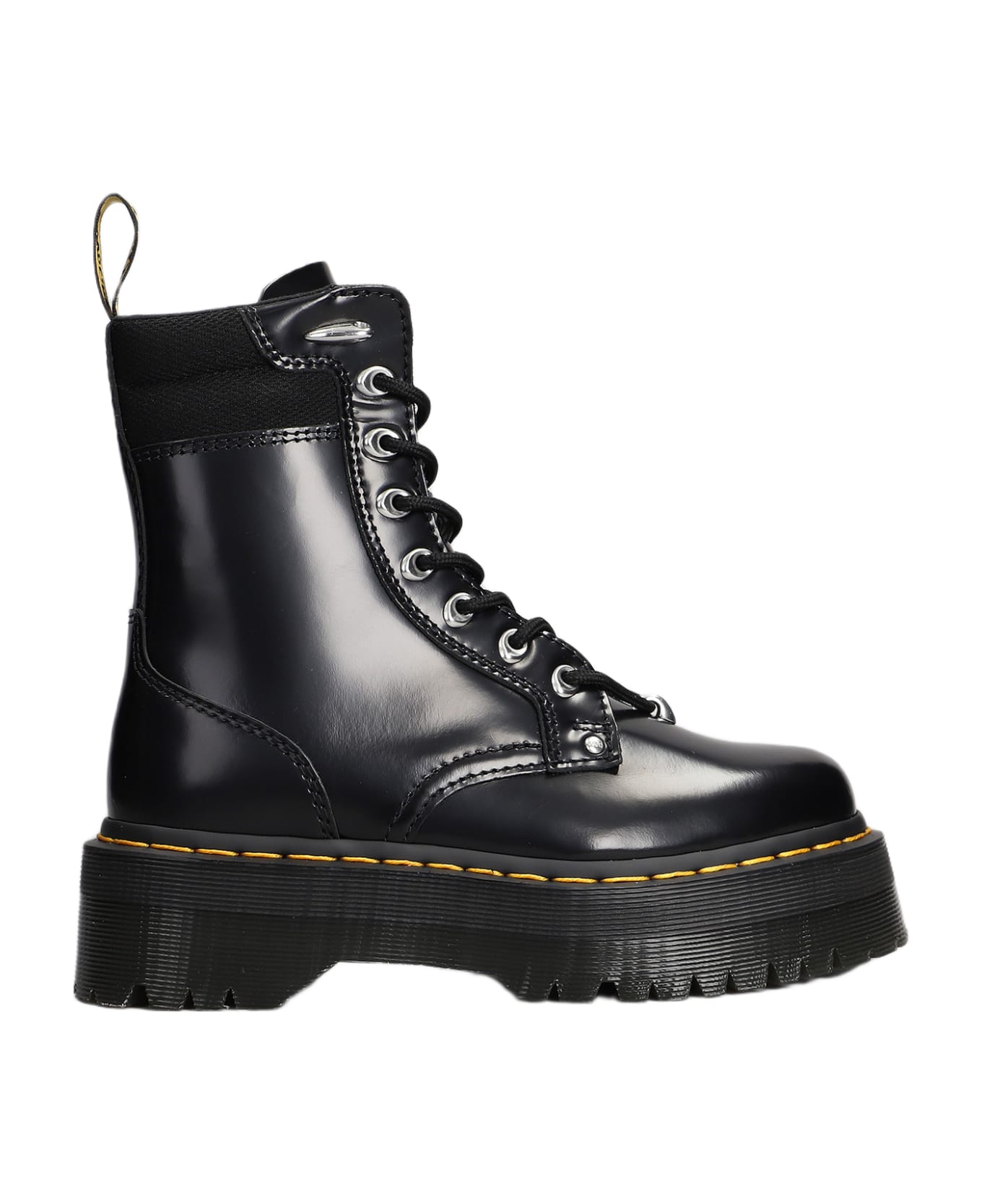 Dr. Martens Jadon Ii Hardware Leather Platform Boots - Black ブーツ