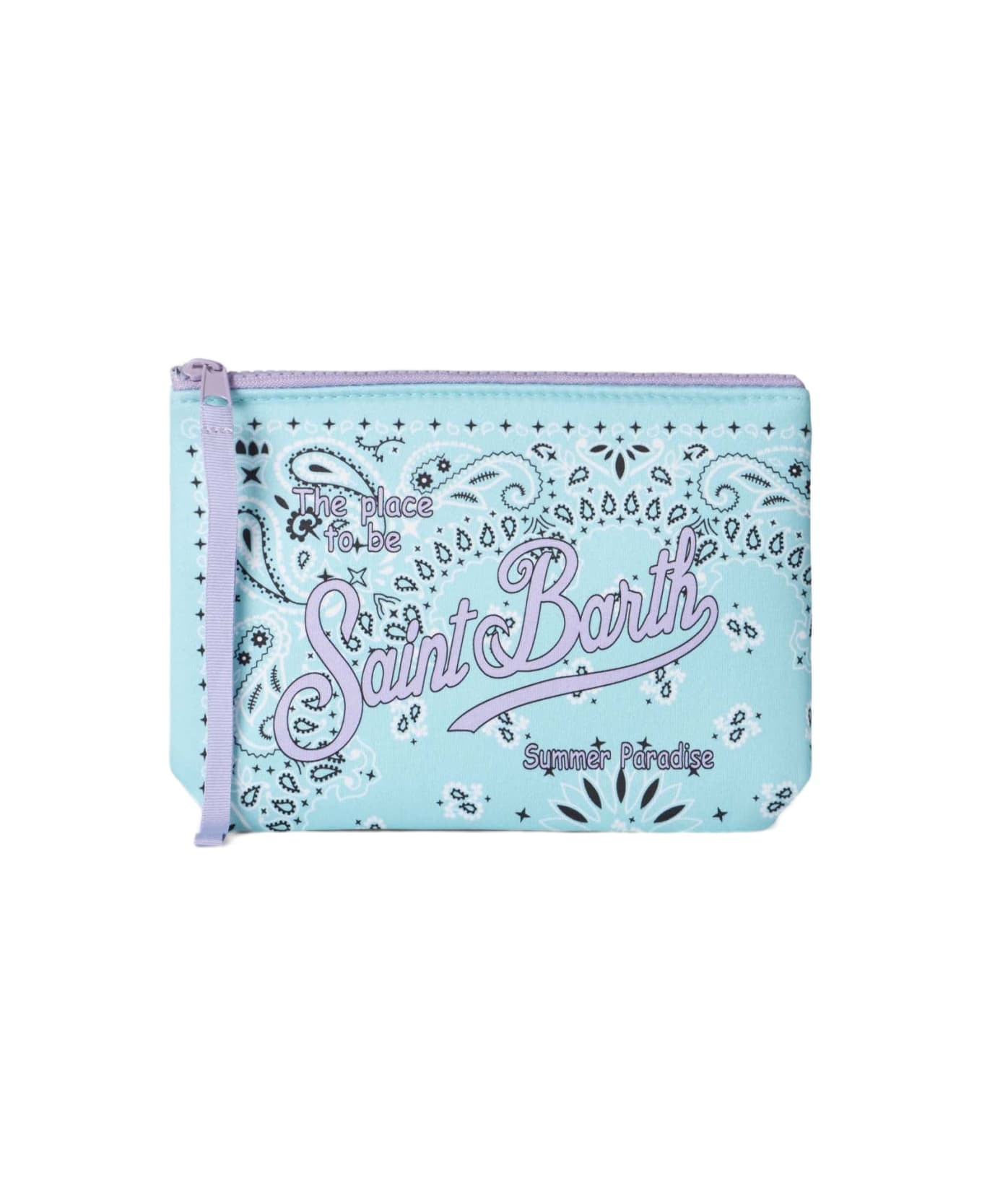 MC2 Saint Barth Aline Water Green Scuba Pochette - GREEN トラベルバッグ