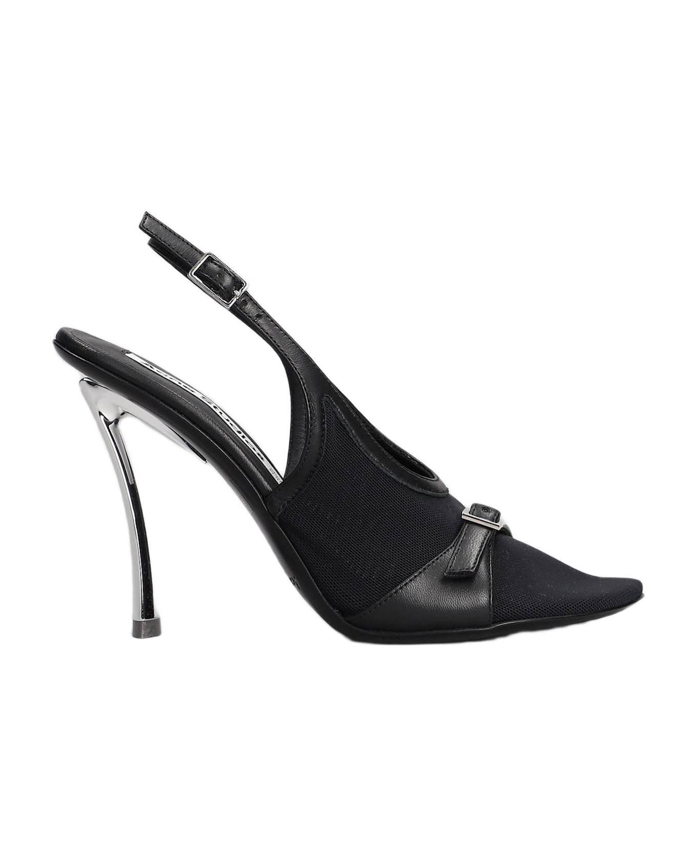 Acne Studios Pumps In Black Leather - black