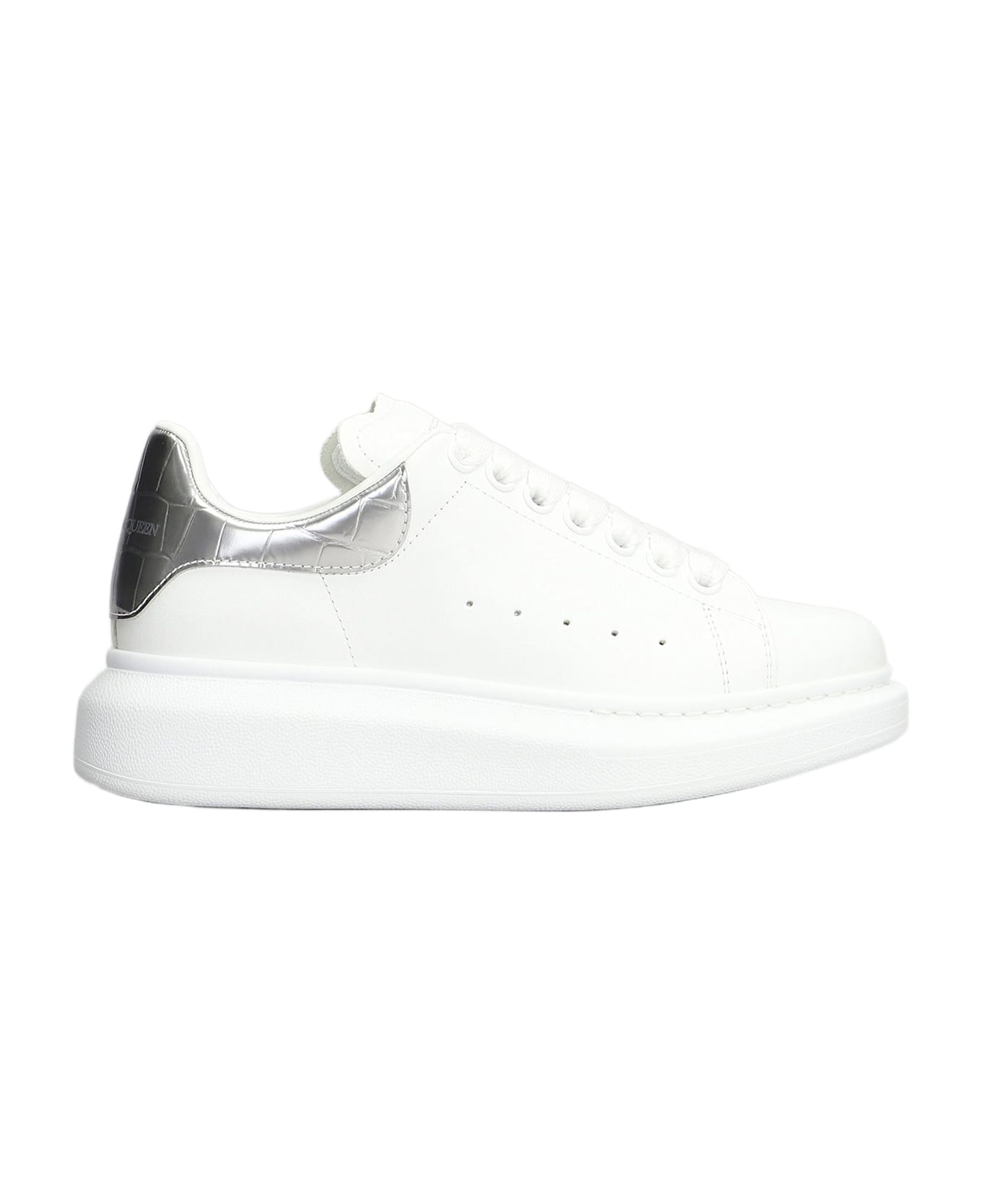 Alexander McQueen Oversize Sneak Sneakers In White Leather - white