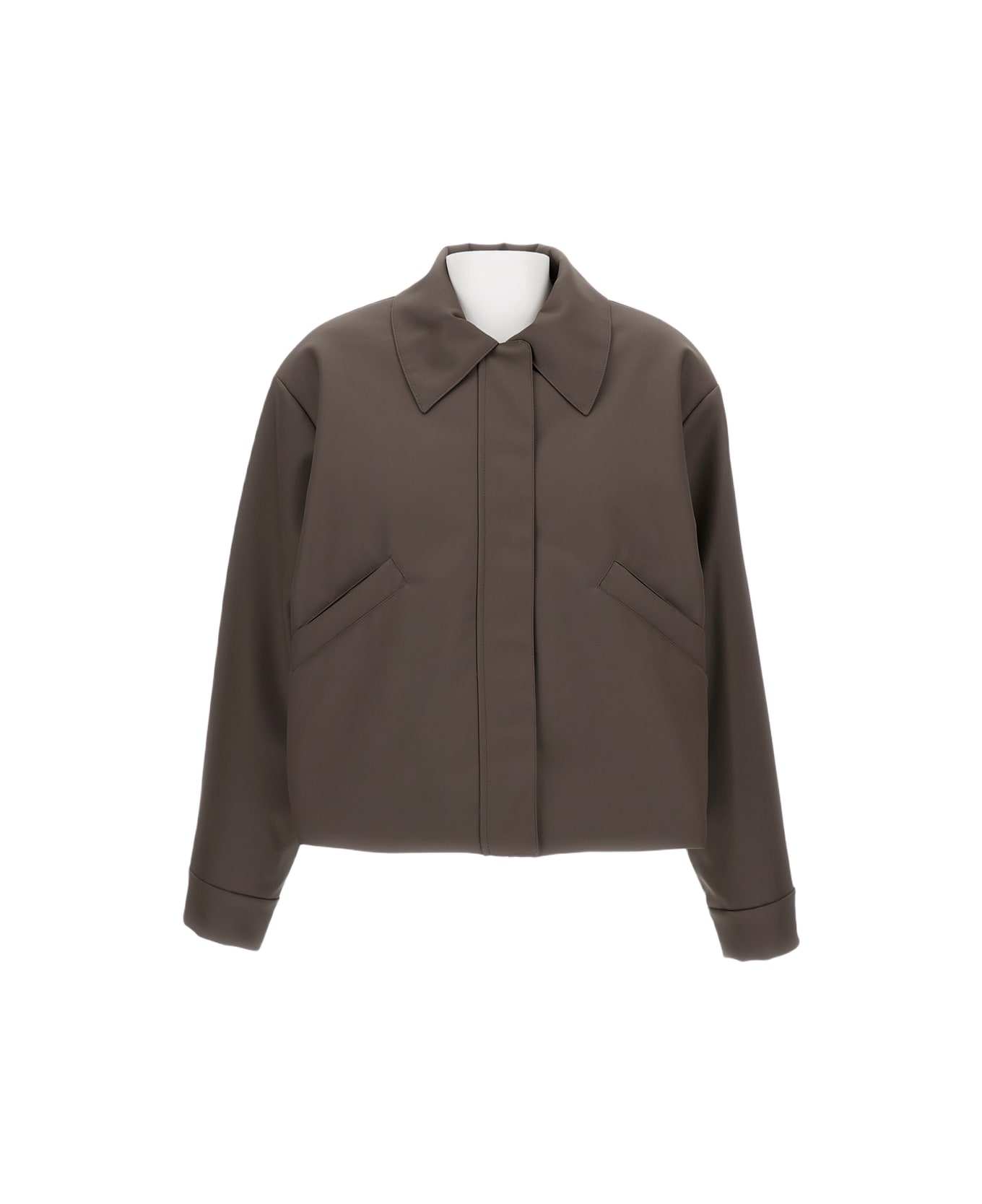 KASSL Editions Bomber Short Rubber - Grey