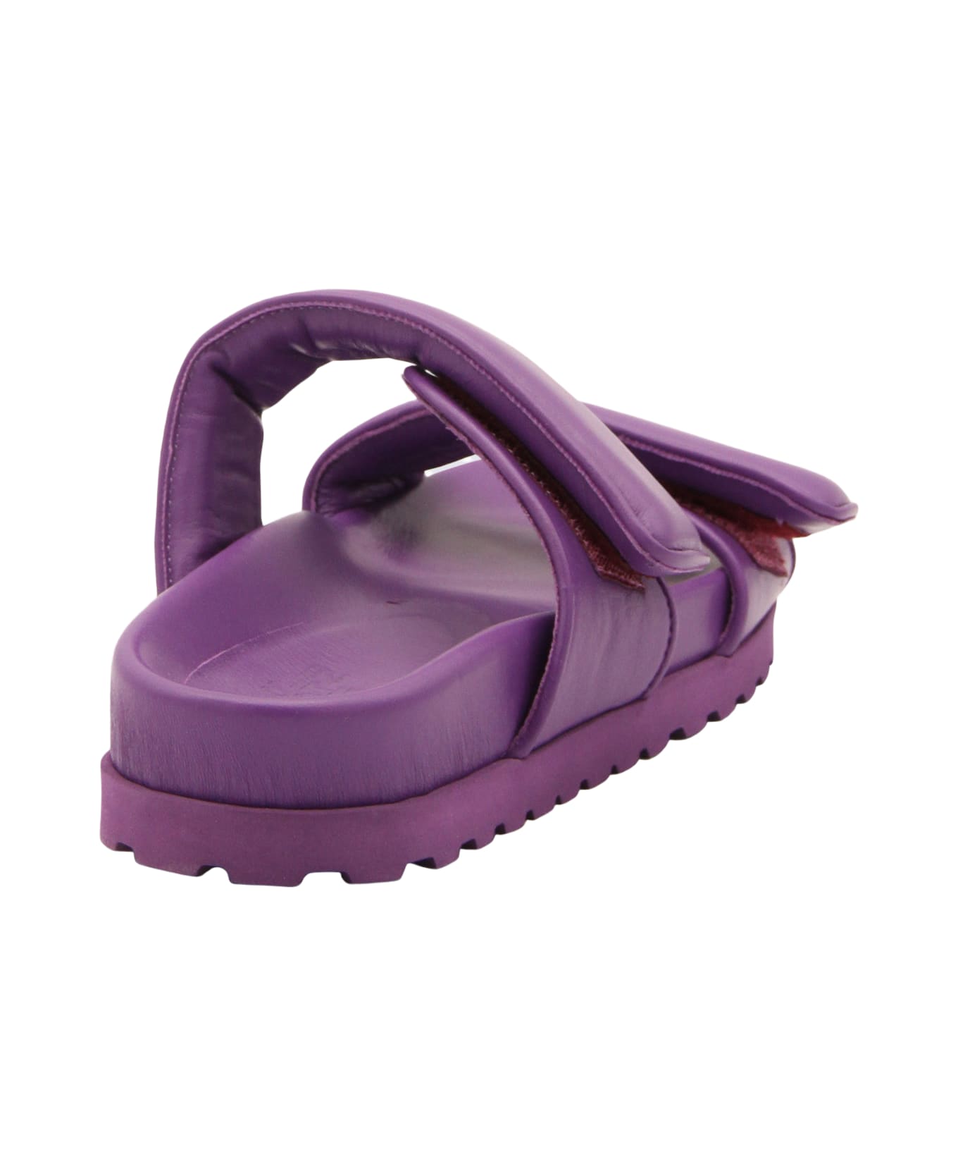 Gia X Pernille Teisbaek Purple Leather Sandals - Purple