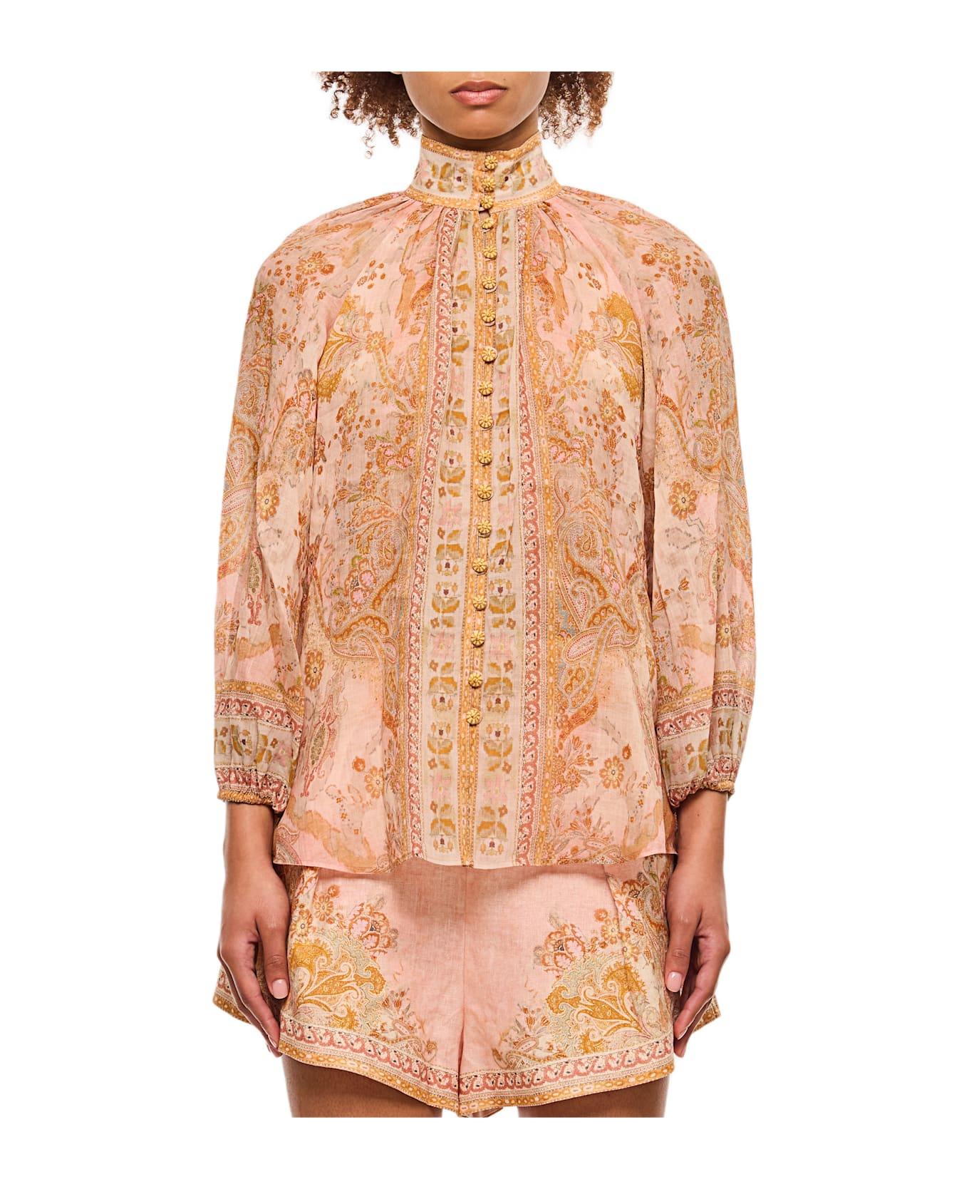 Zimmermann Acacia Billow Blusa - MultiColour