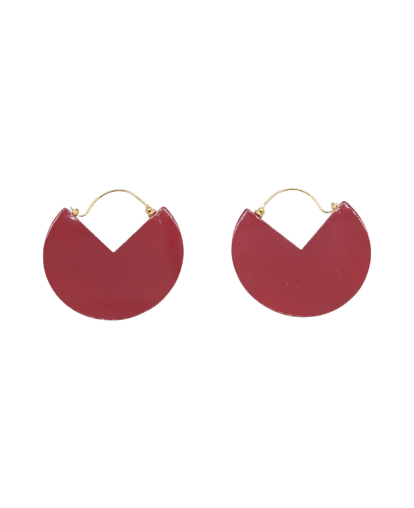 Isabel Marant Very Berry Brass 90° Earrings - VERY BERRY