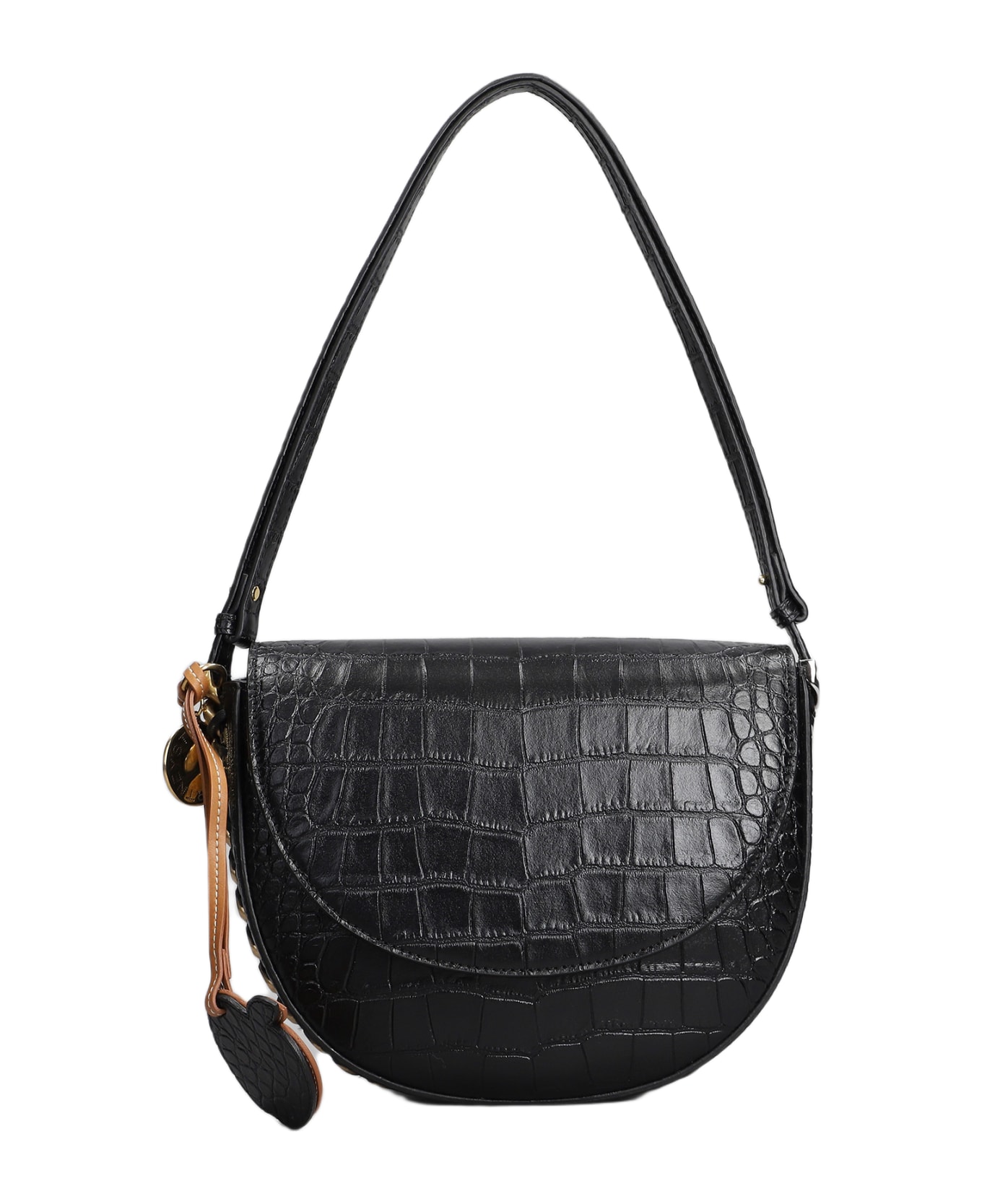 Stella McCartney Tote In Black Faux Leather - black トートバッグ