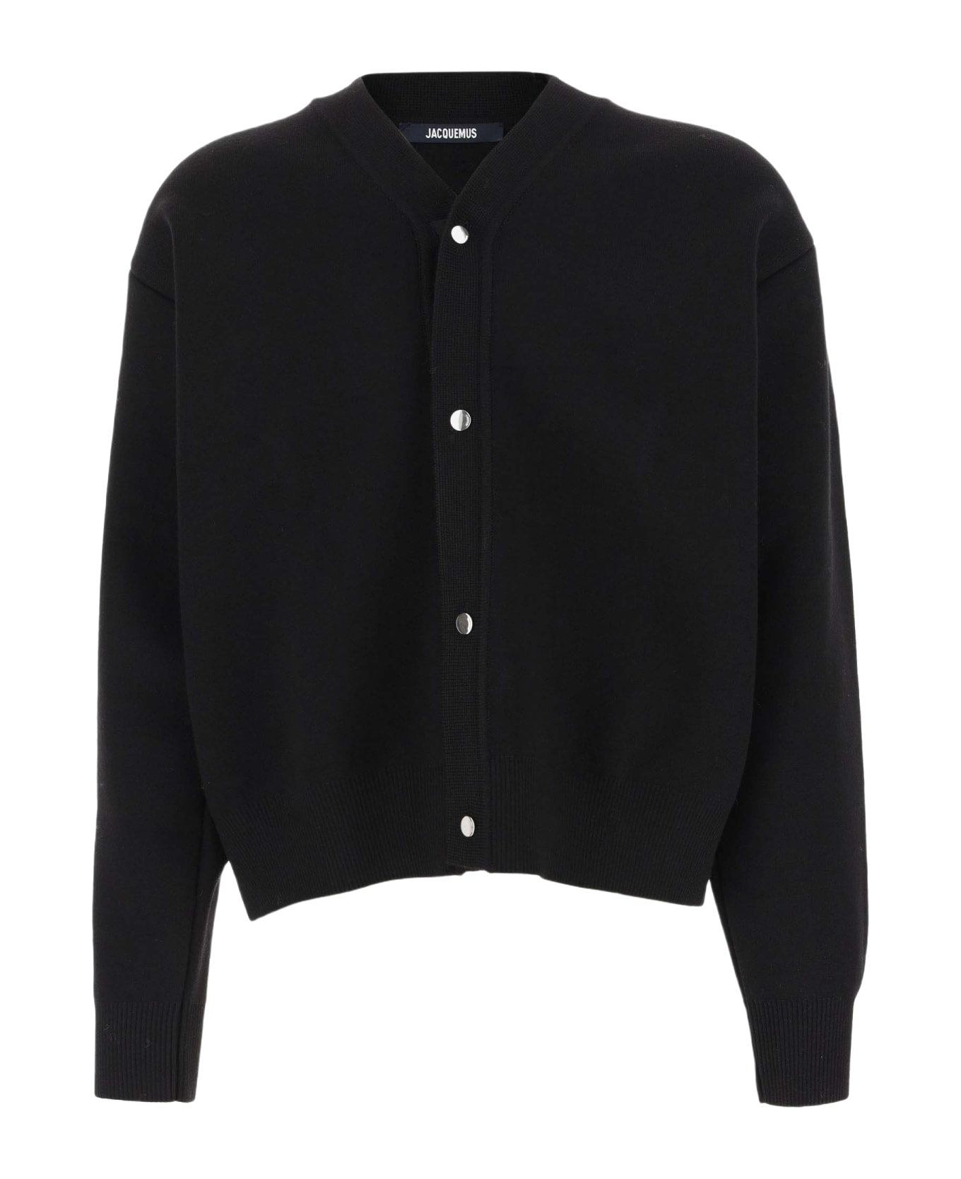 Jacquemus Wool Blend Cardigan - Black
