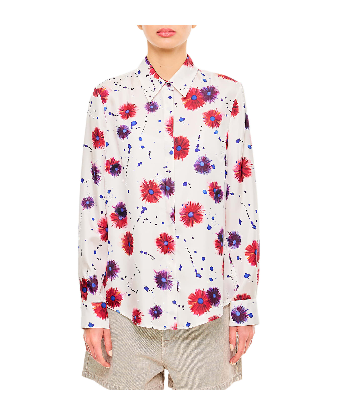 Gabriela Hearst Henri Blouse - White