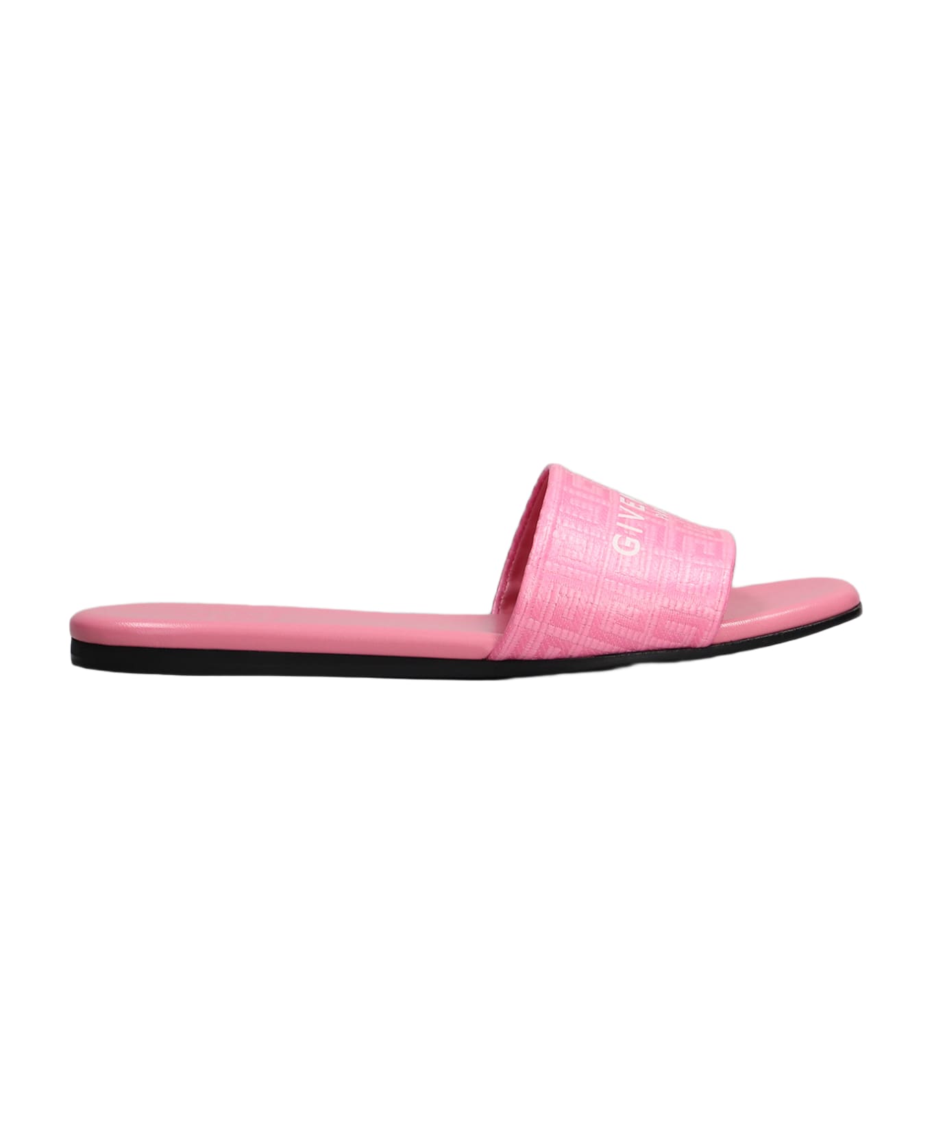 Givenchy 4g Sandals Flats In Rose-pink Fabric - rose-pink サンダル