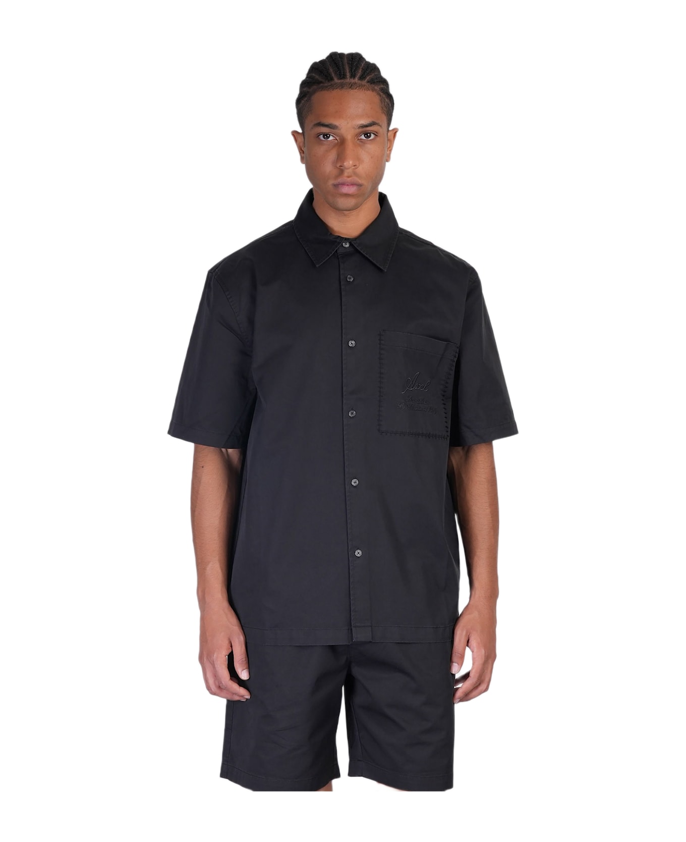 Axel Arigato Shirt In Black Cotton - black