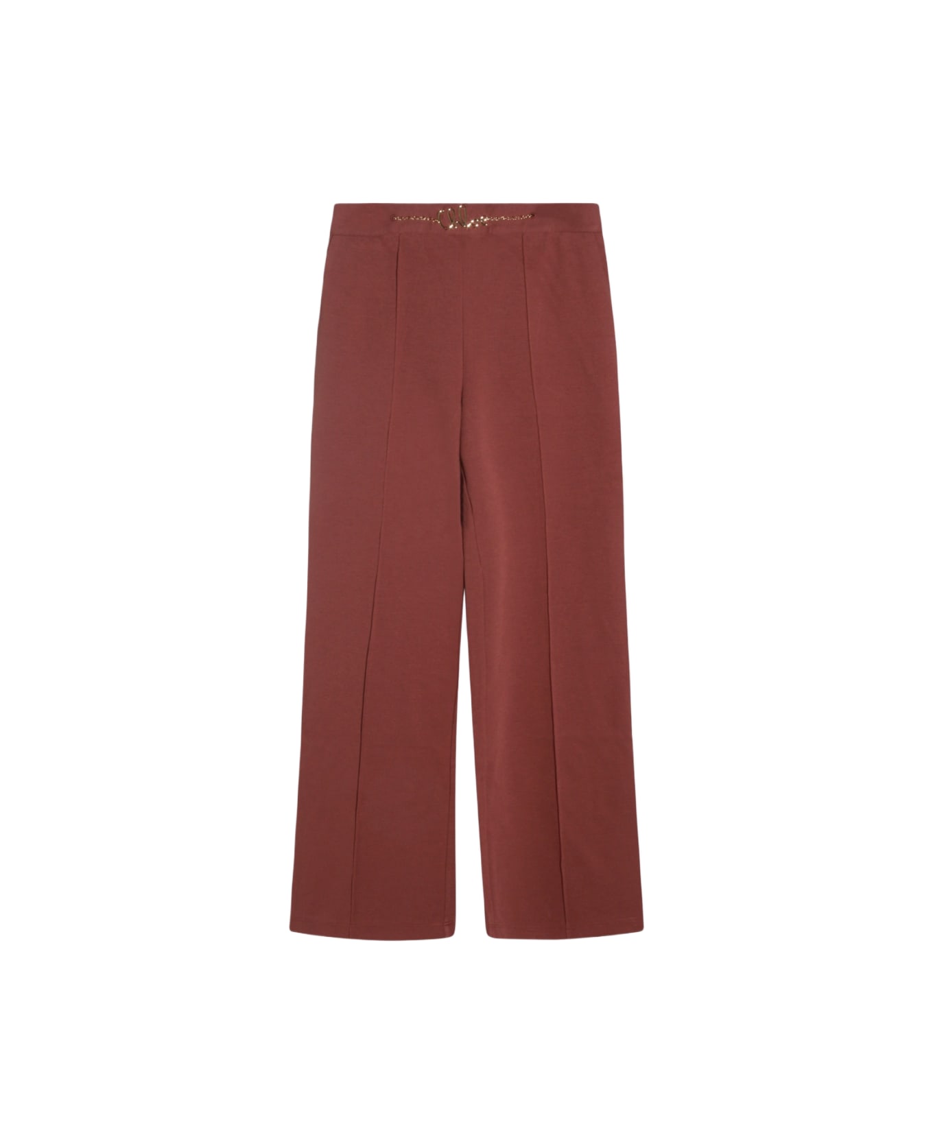 Chloé Red Cotton Pants - Marine