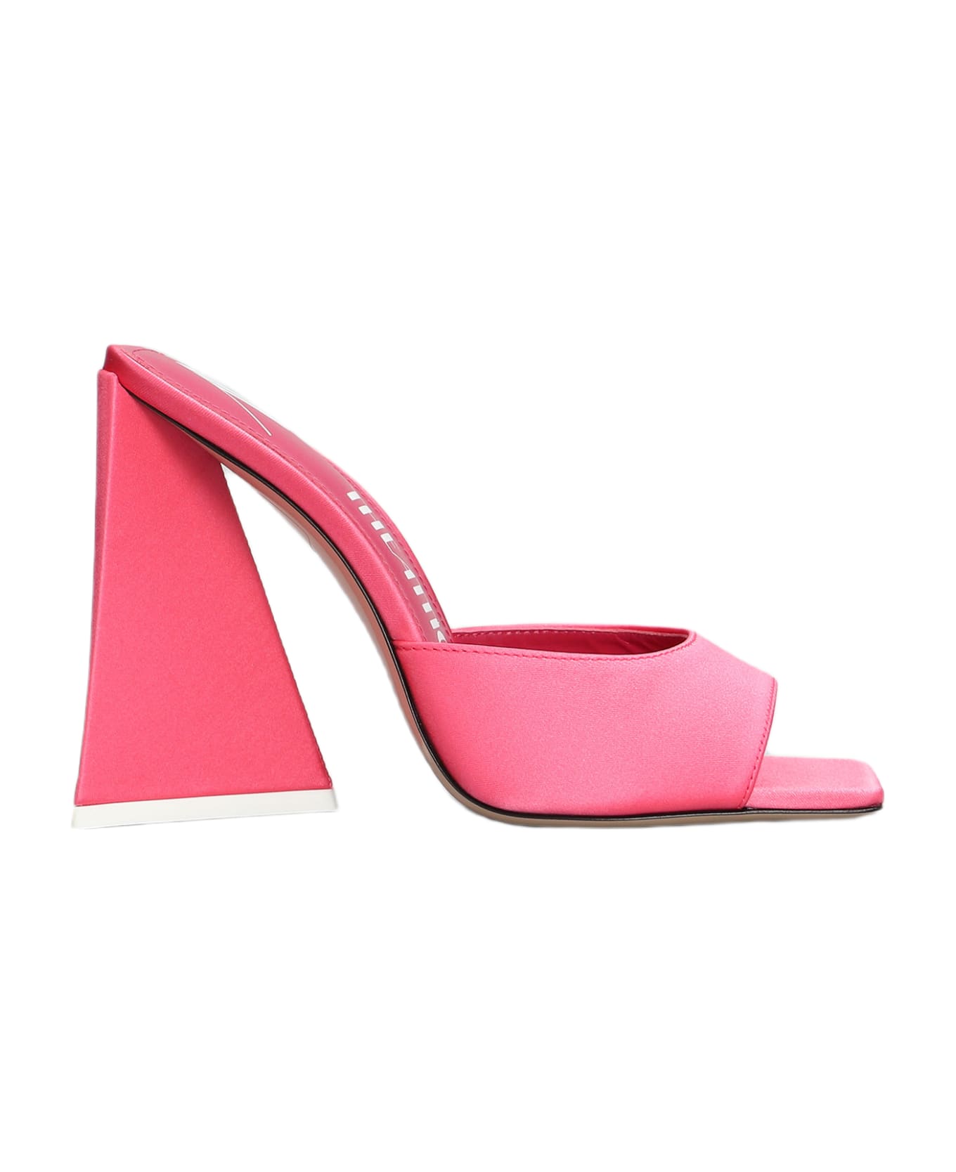 The Attico Devon Slipper-mule In Rose-pink Leather - PINK