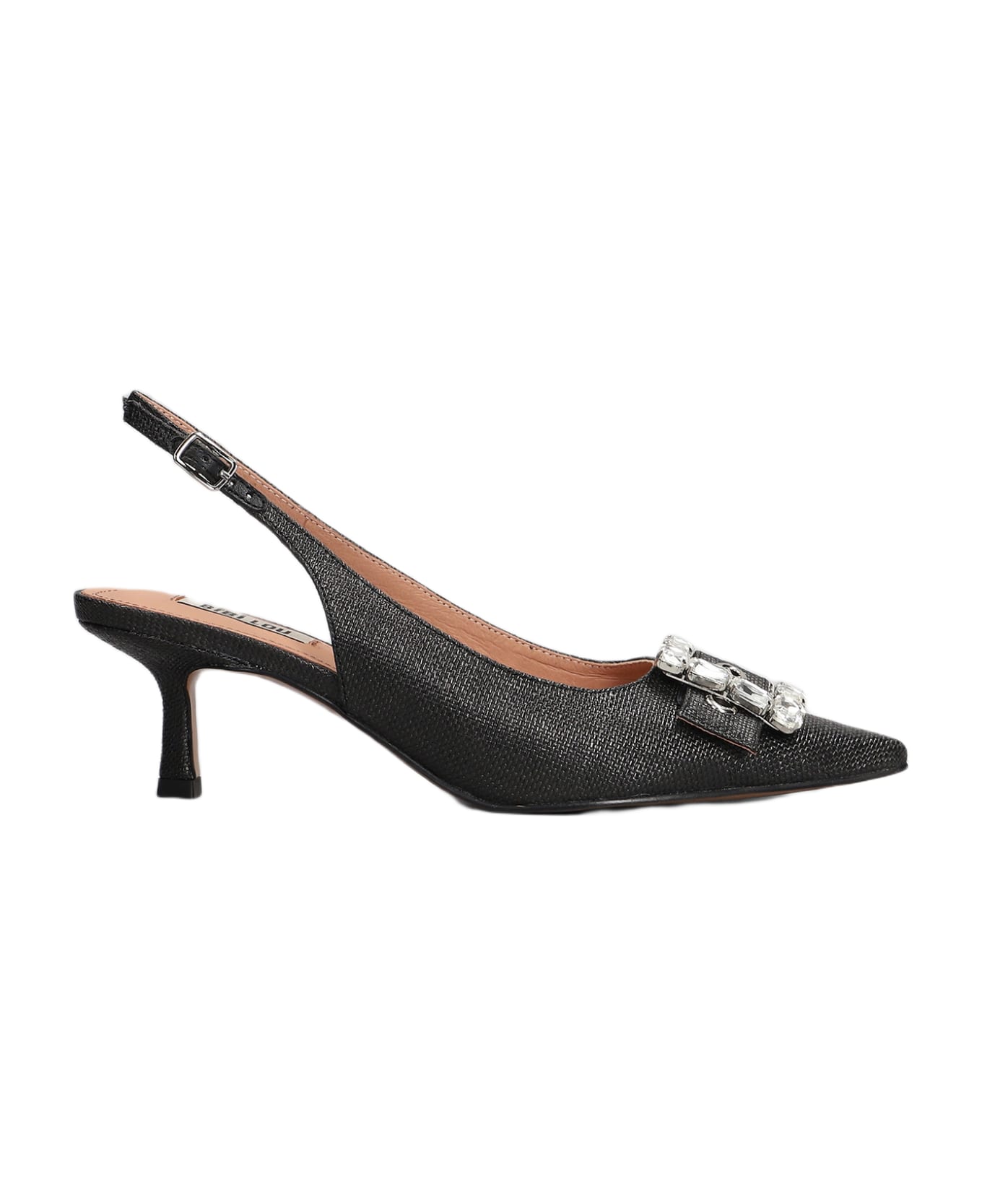 Bibi Lou Mia 55 Pumps In Black Raffia - black