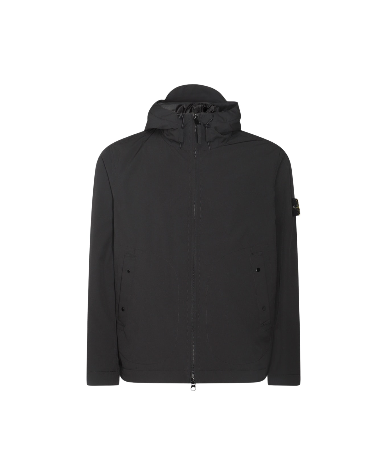 Stone Island Black Down Jacket - Black