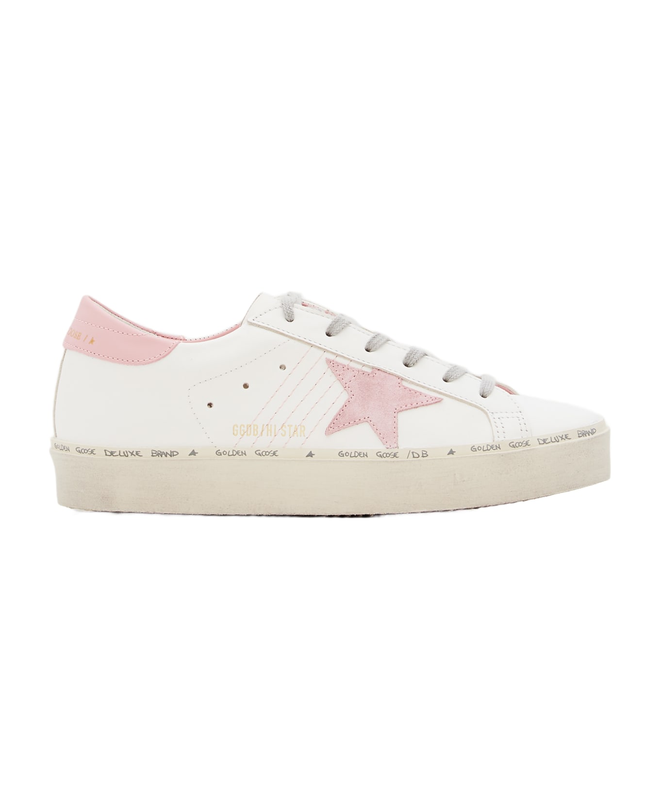 Golden Goose Hi Star Sneakers - White