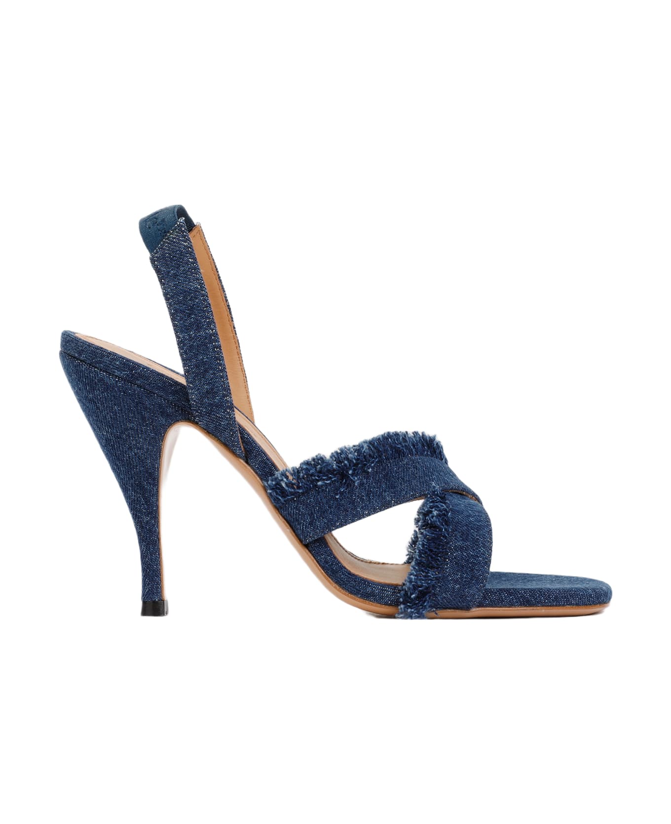 Off-White Denim Sandal - Blue A Blu