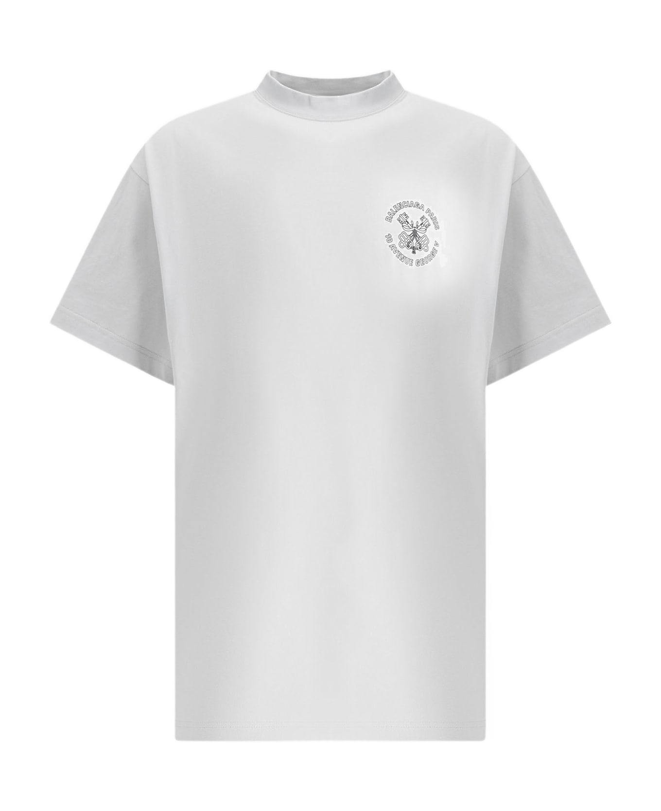 Balenciaga Oversize T-shirt - Dirty White/black