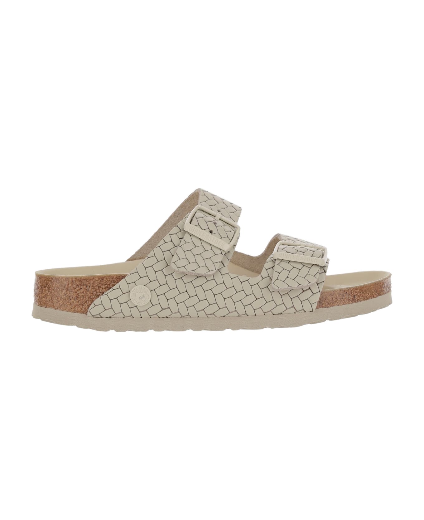 Birkenstock Airy Rivet Logo Sandals - White