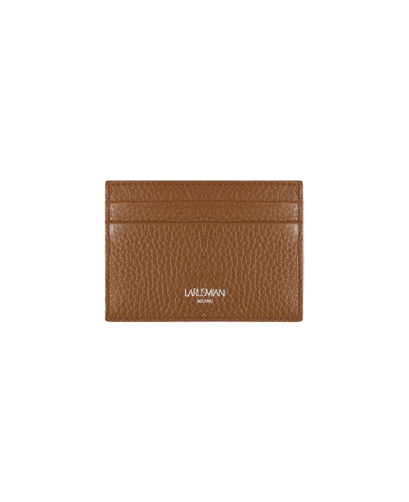 Larusmiani Horizontal Card Holder St.moritz Wallet - Sienna