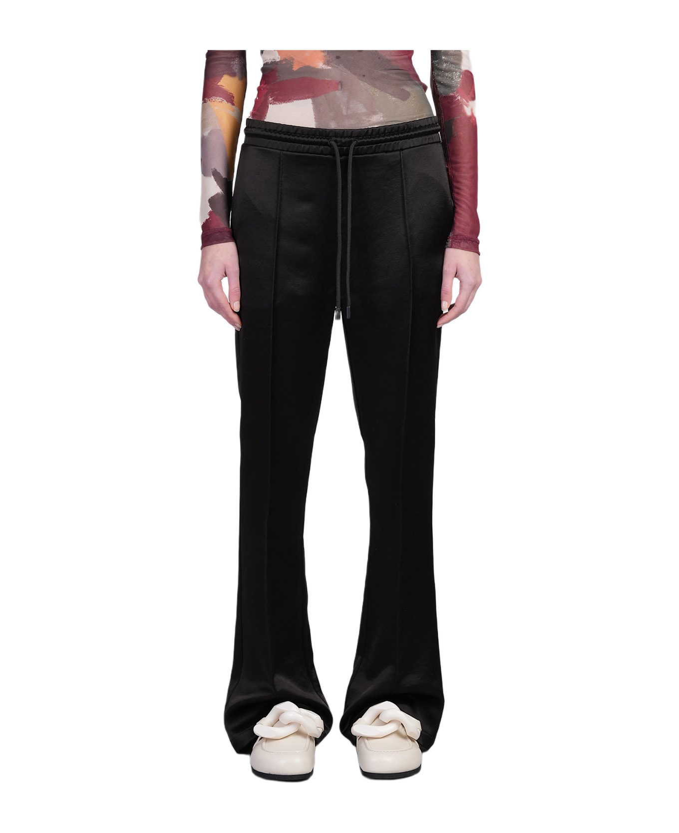 J.W. Anderson Pants In Black Triacetate - black