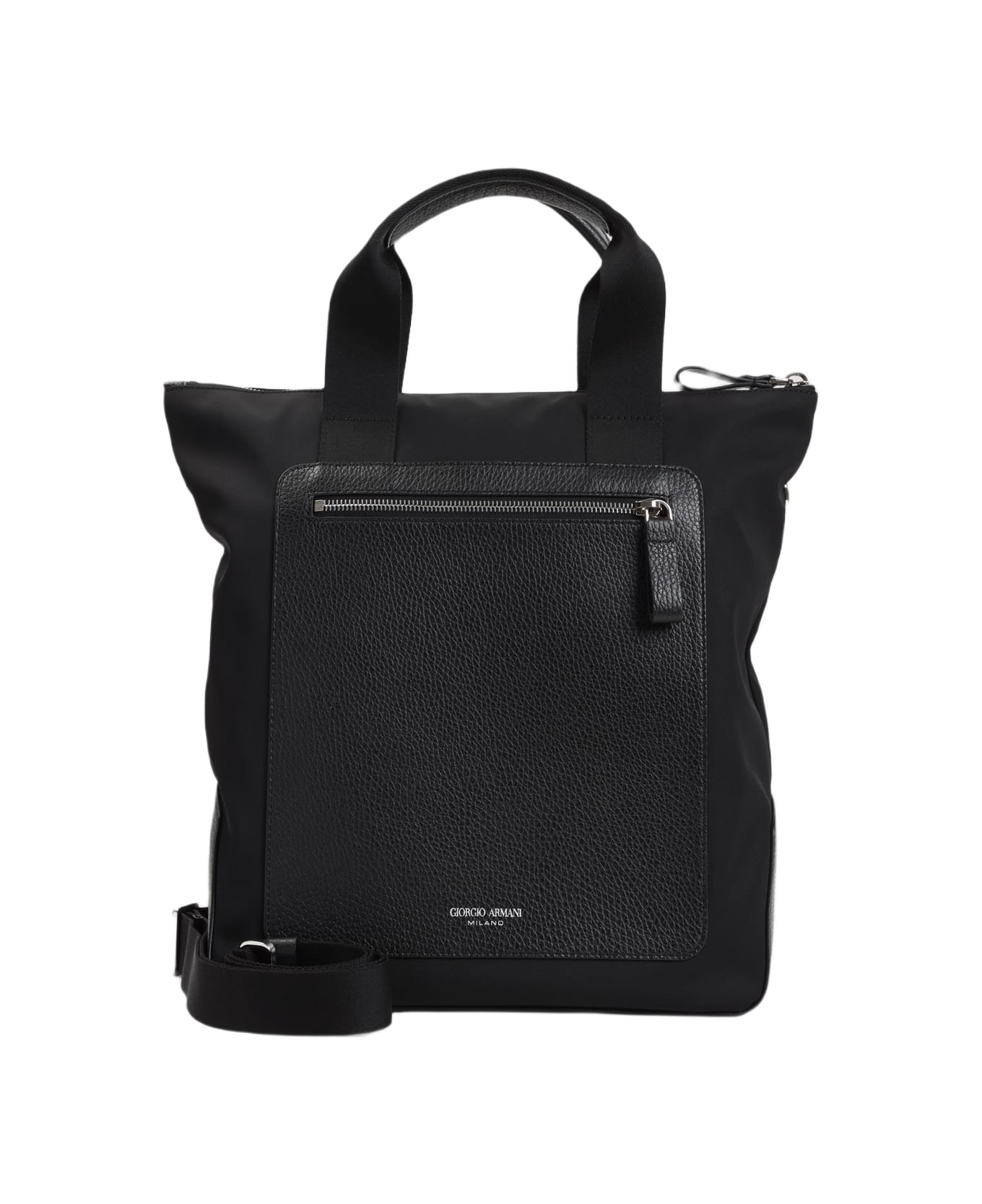 Giorgio Armani Shopping Bag - Black