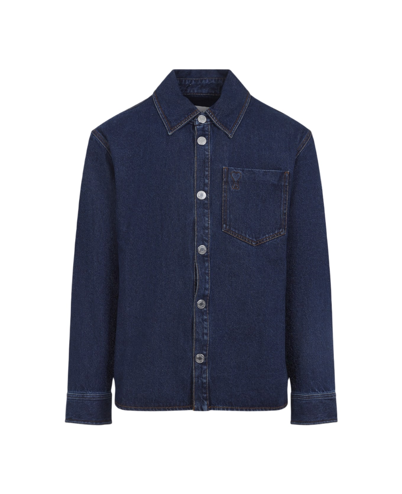 Ami Alexandre Mattiussi Ami De Coeur Overshirt - Indigo
