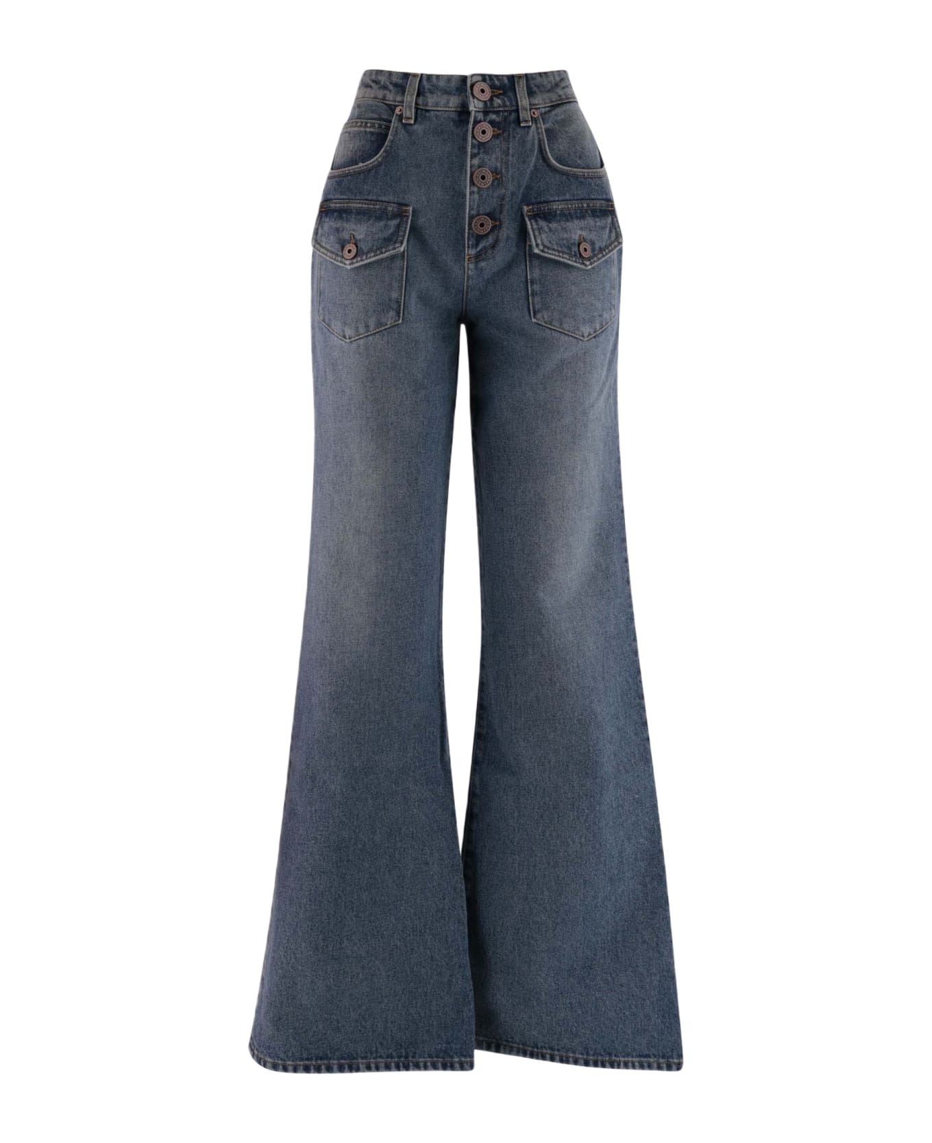Balmain Denim Flare Jeans - Denim