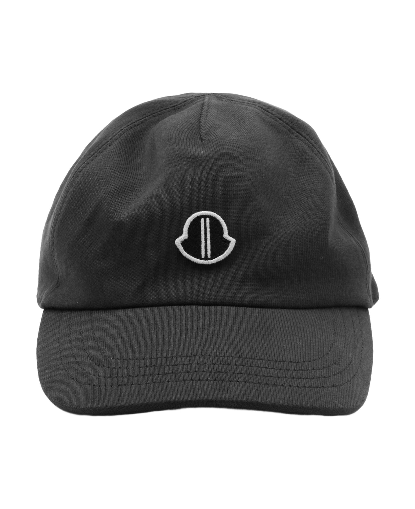 Moncler + Rick Owens Black Cotton Hat - Black