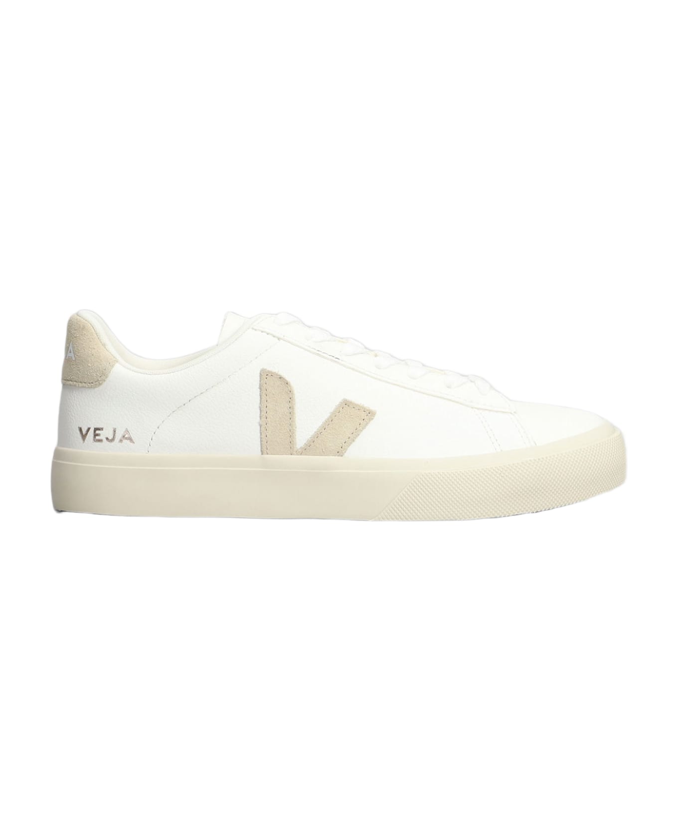 Veja Campo Sneakers In White Leather - white