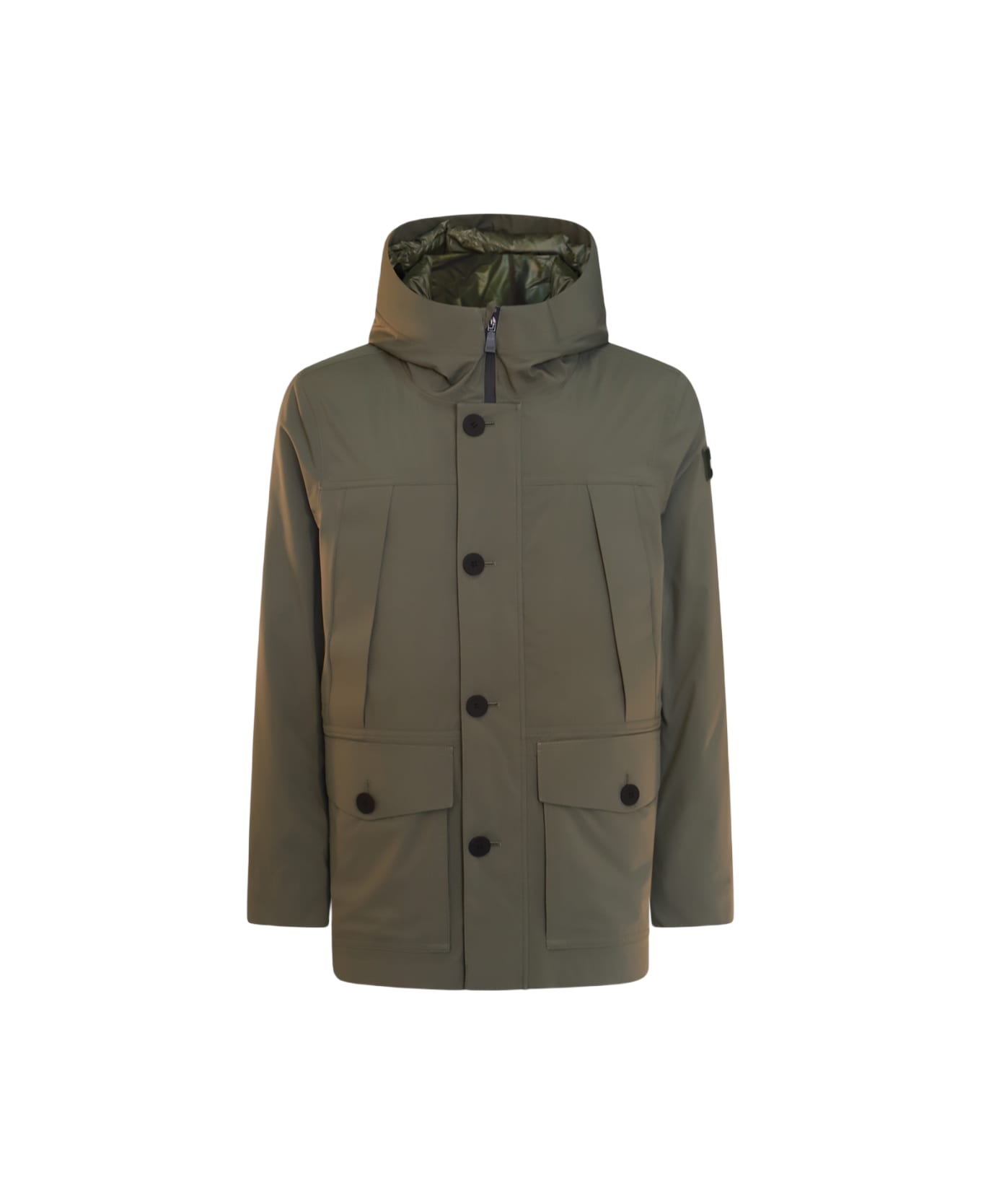 Add Dark Green Coat - Military