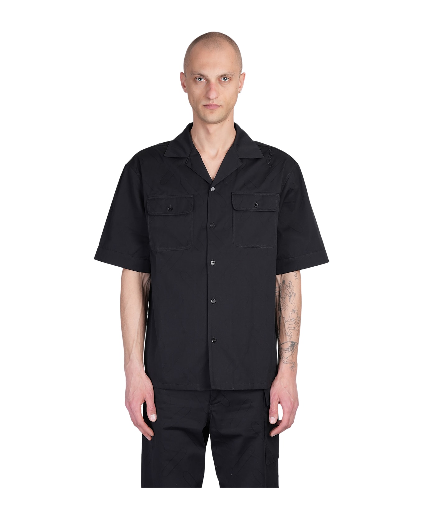 Marni Shirt In Black Cotton - black