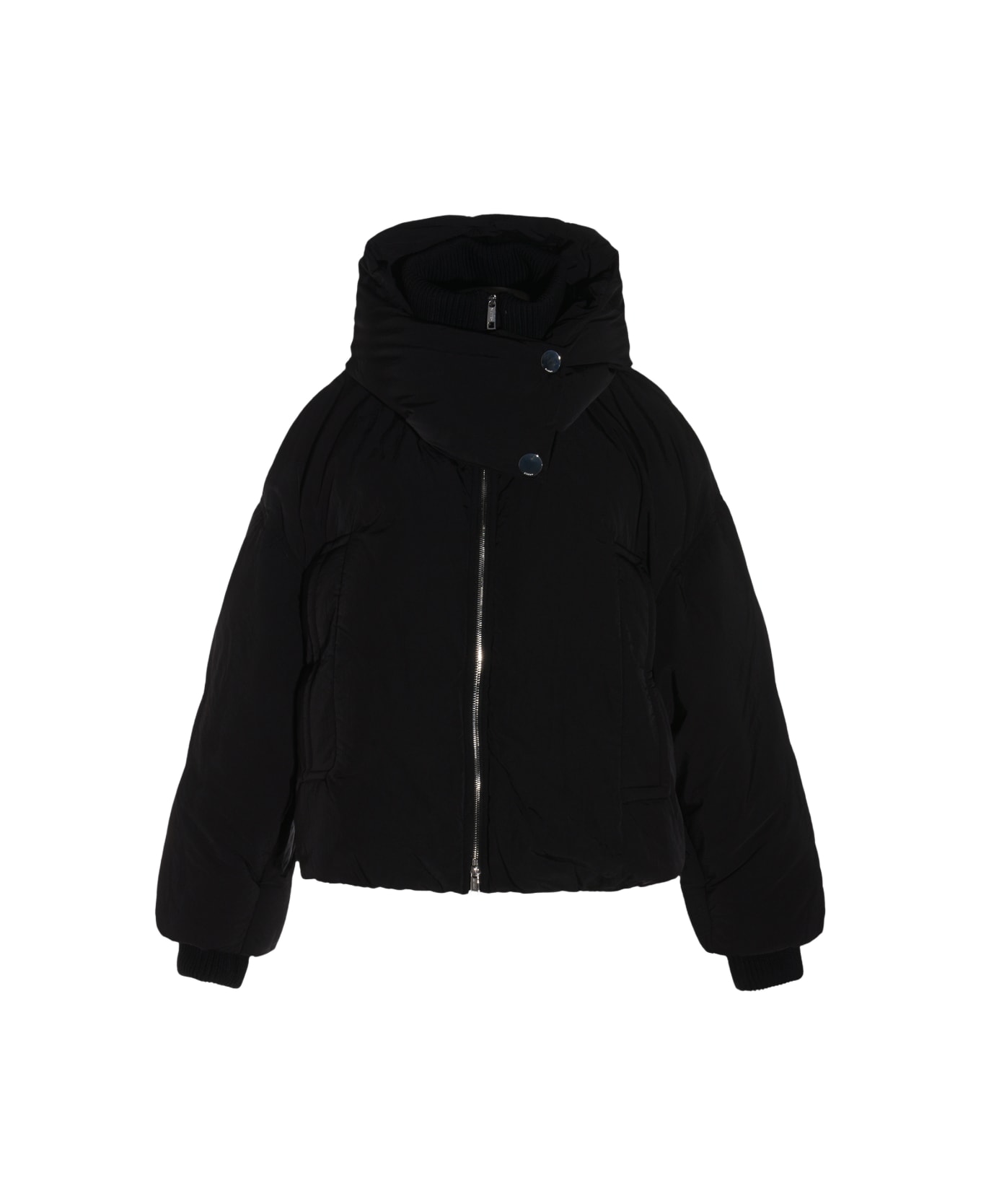 SportMax Black Glizia Down Jacket - Black