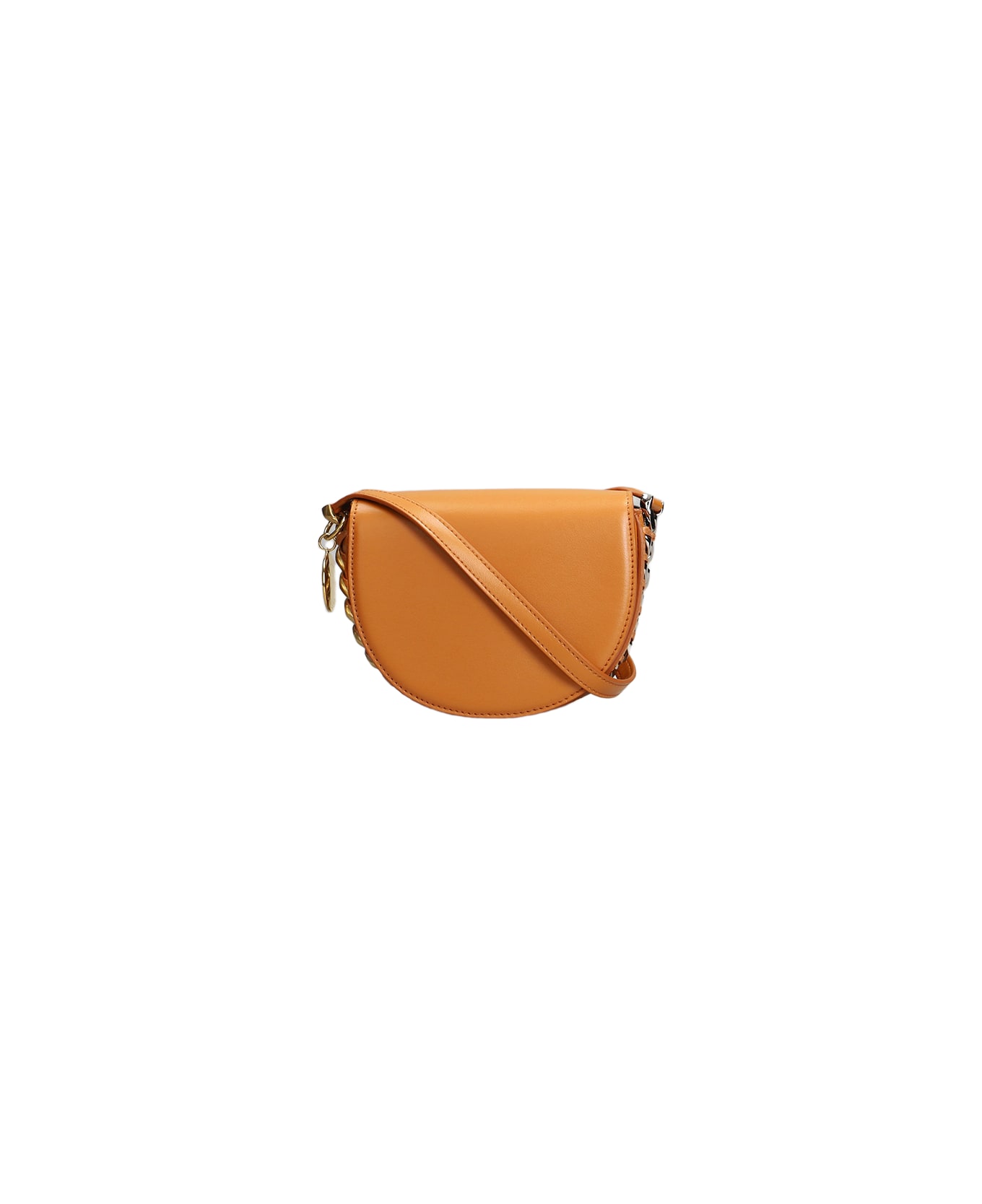 Stella McCartney Alter Mat Shoulder Bag In Orange Faux Leather - orange