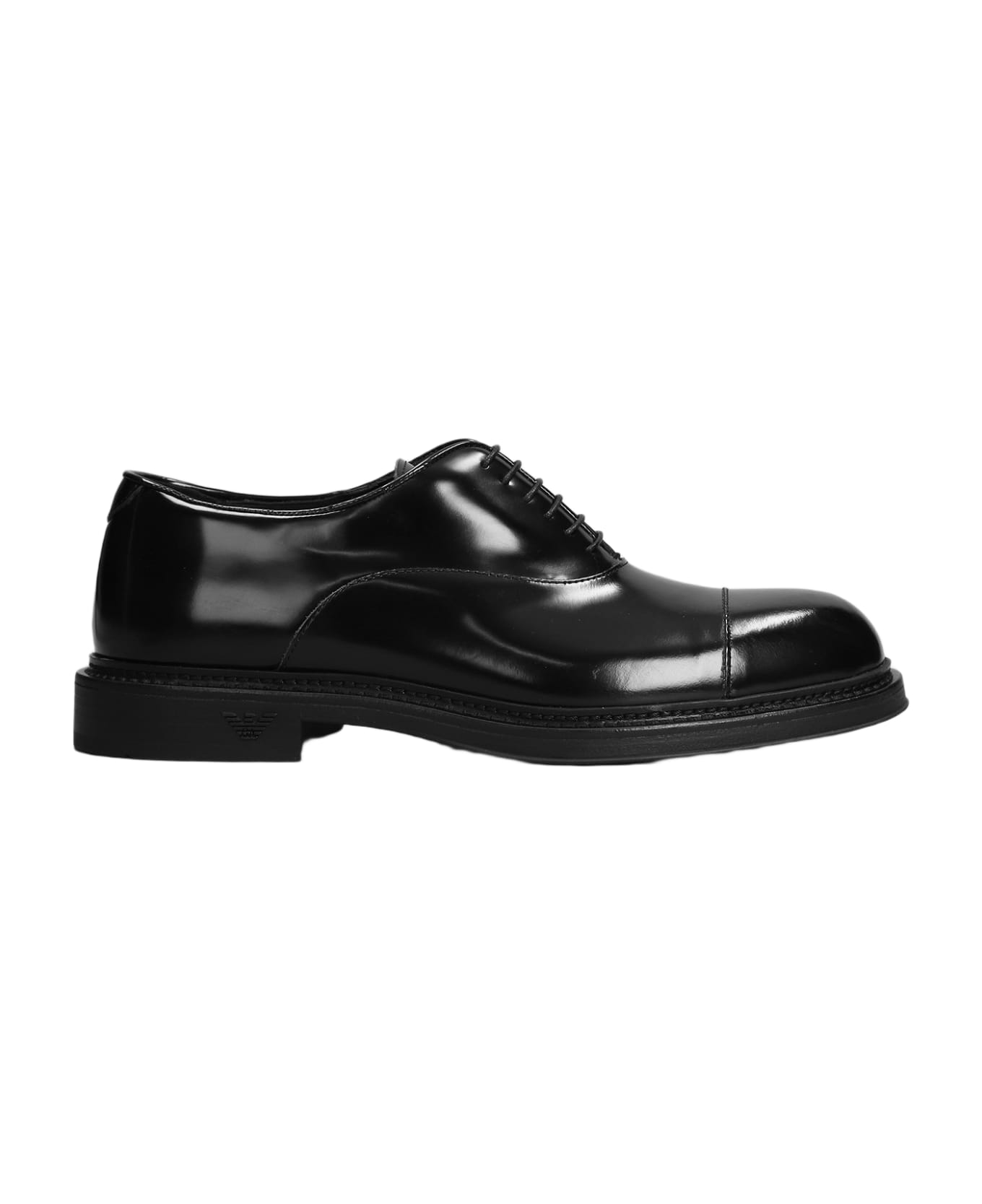 Emporio Armani Lace Up Shoes - black