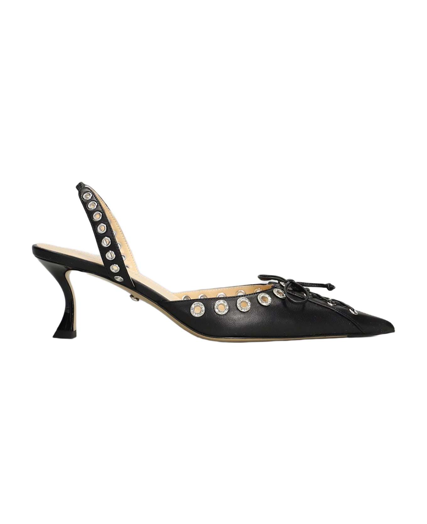 Mach 
Mach Pumps In Black Leather - black